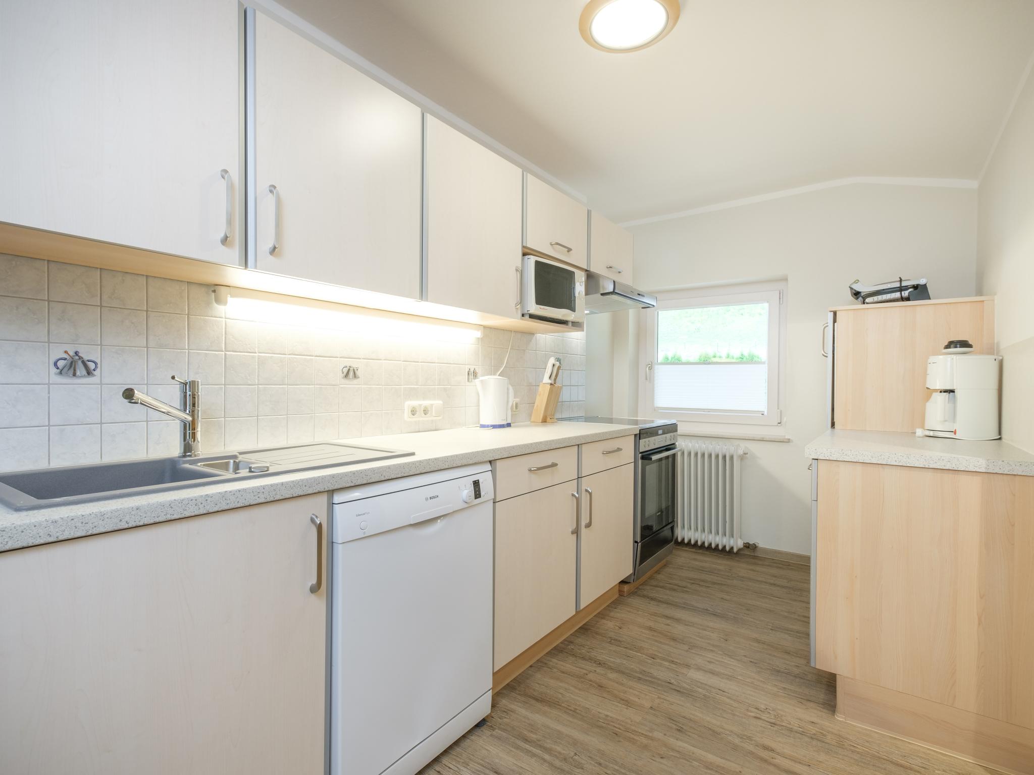 Modern kitchen at Rupertihof I in Saalbach-Hinterglemm