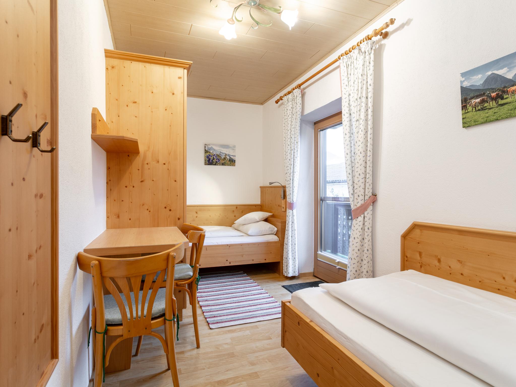 Outdoor terrace and views at Schleicherhof III in Strass im Zillertal