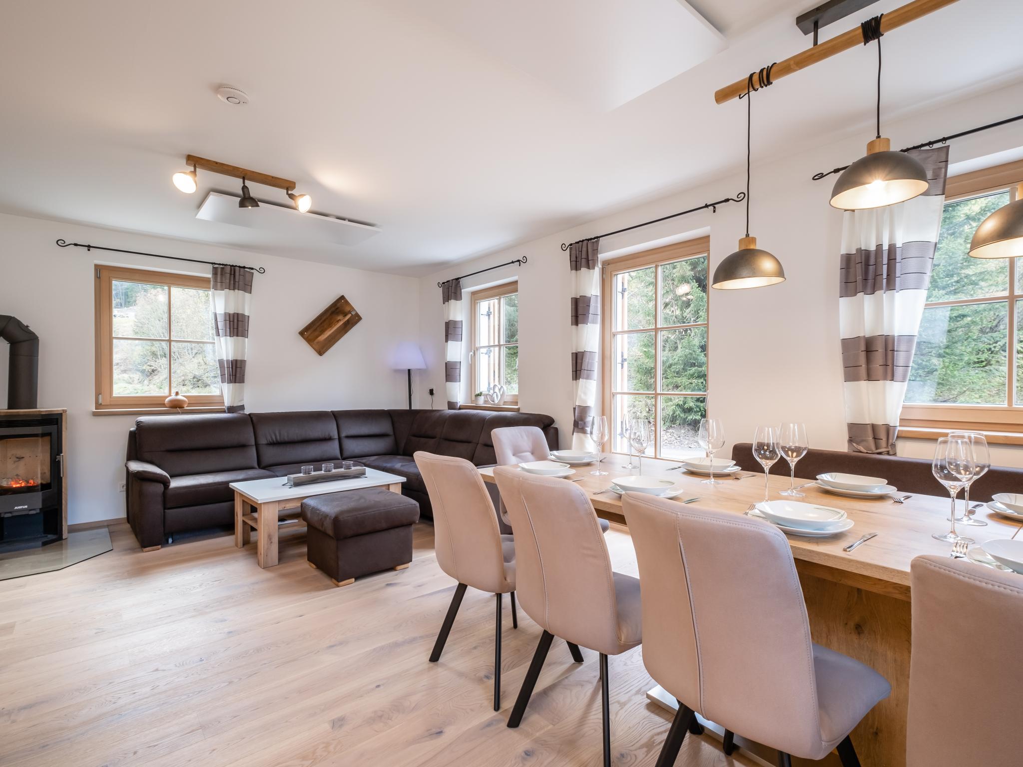 Bedroom with comfortable beds at Ebersberger in Donnersbachwald