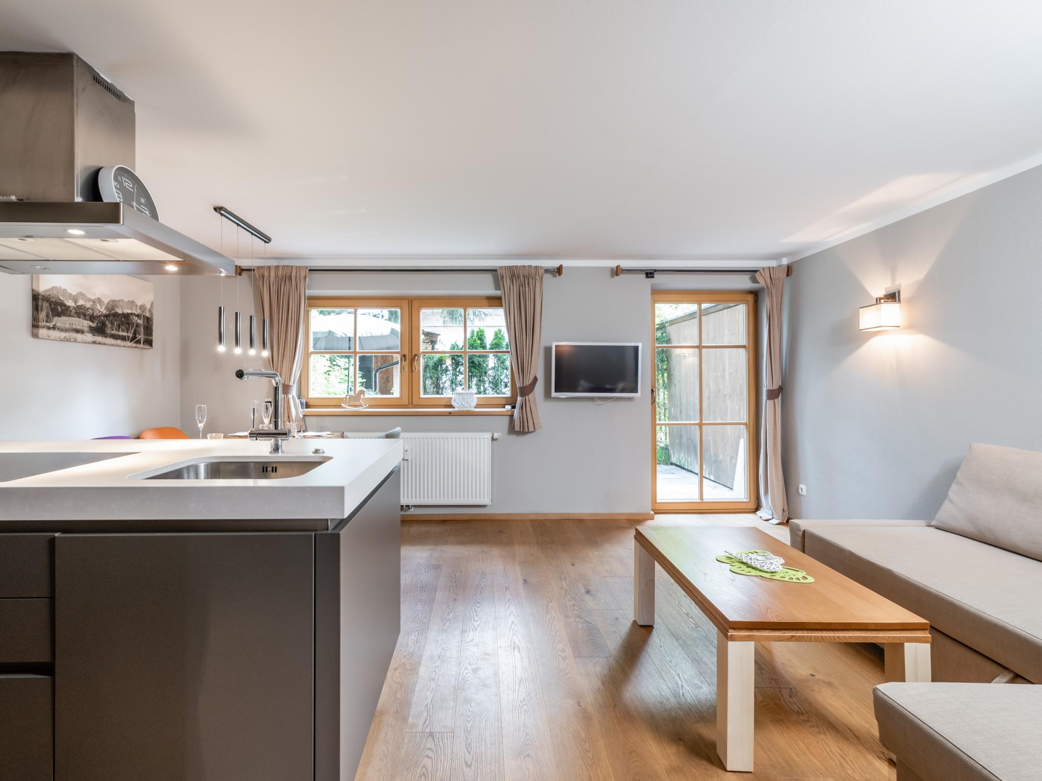 Swimming pool area at Kaiserblick in Kitzbühel