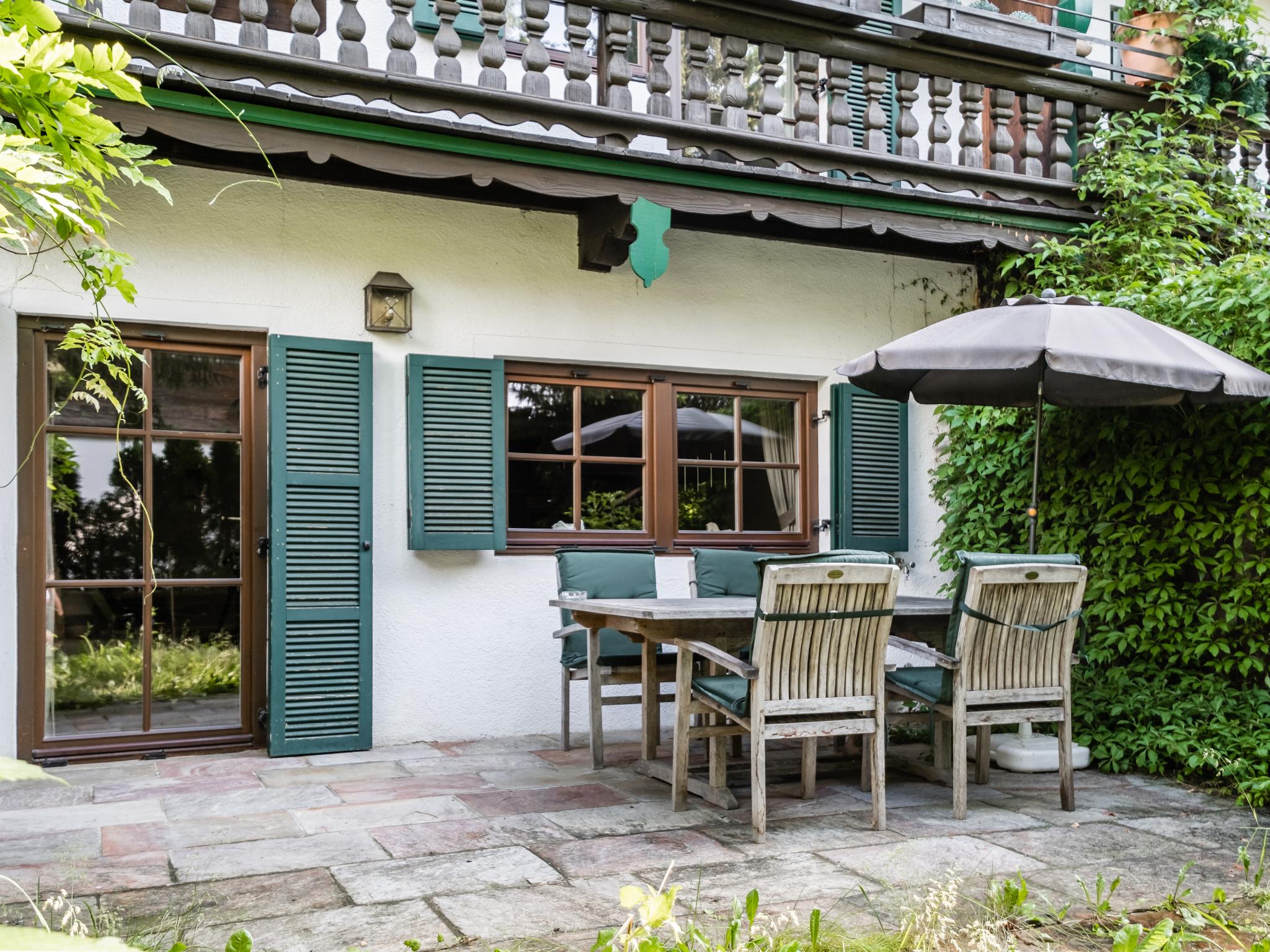 Outdoor terrace and views at Kaiserblick in Kitzbühel