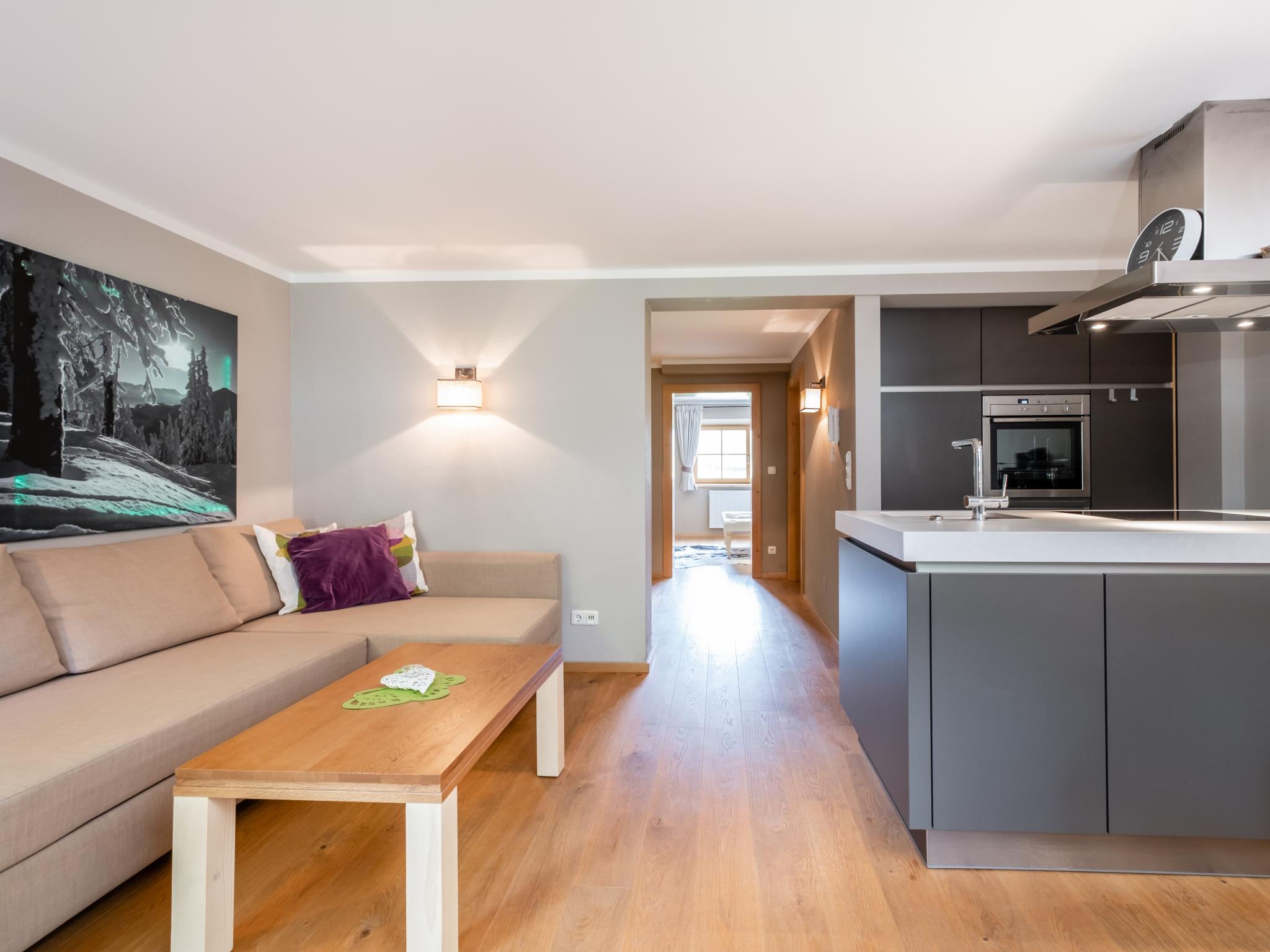 Modern kitchen at Kaiserblick in Kitzbühel