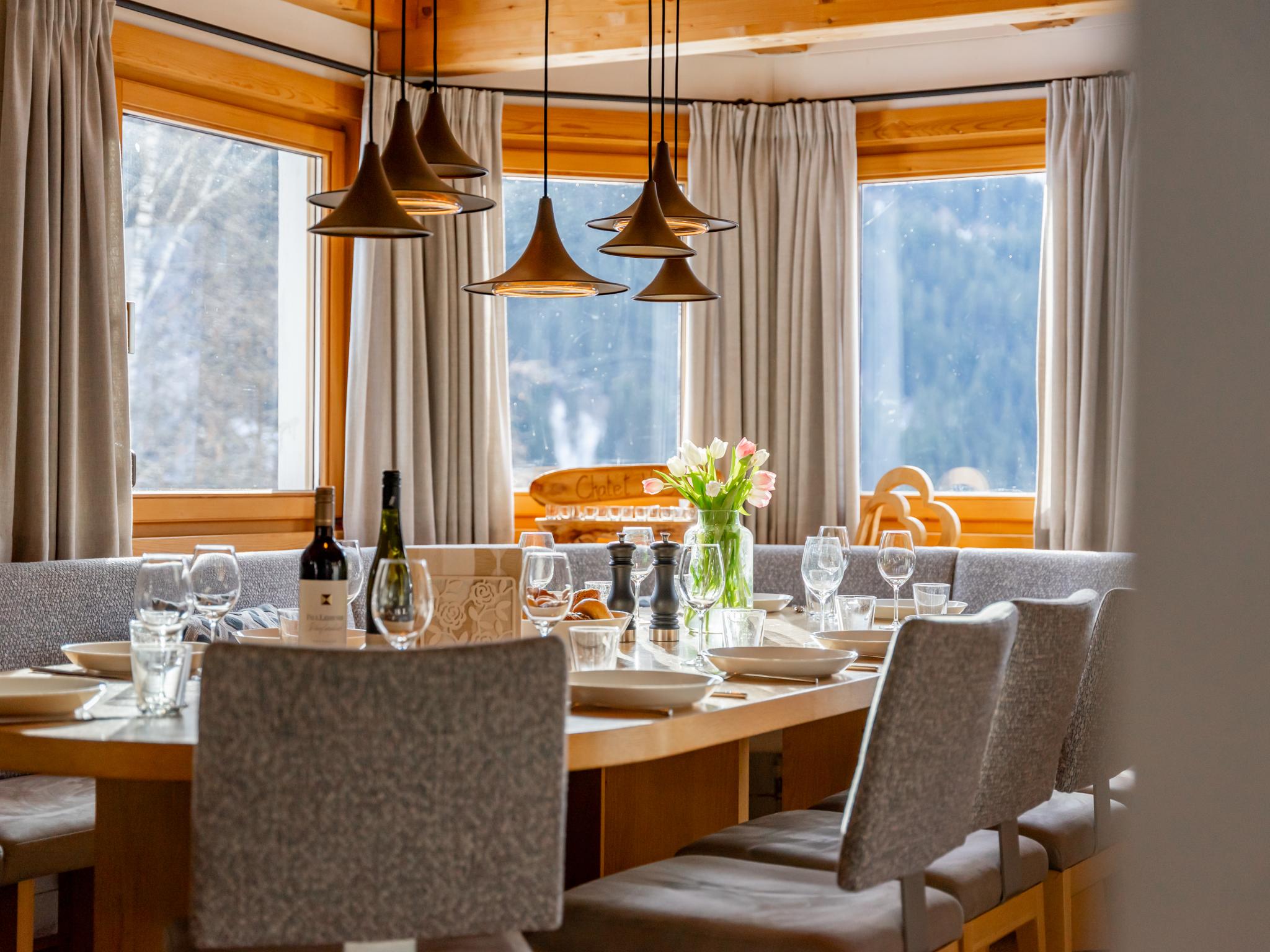 Modern kitchen at Chalet Huski Viehhofen in Saalbach-Hinterglemm
