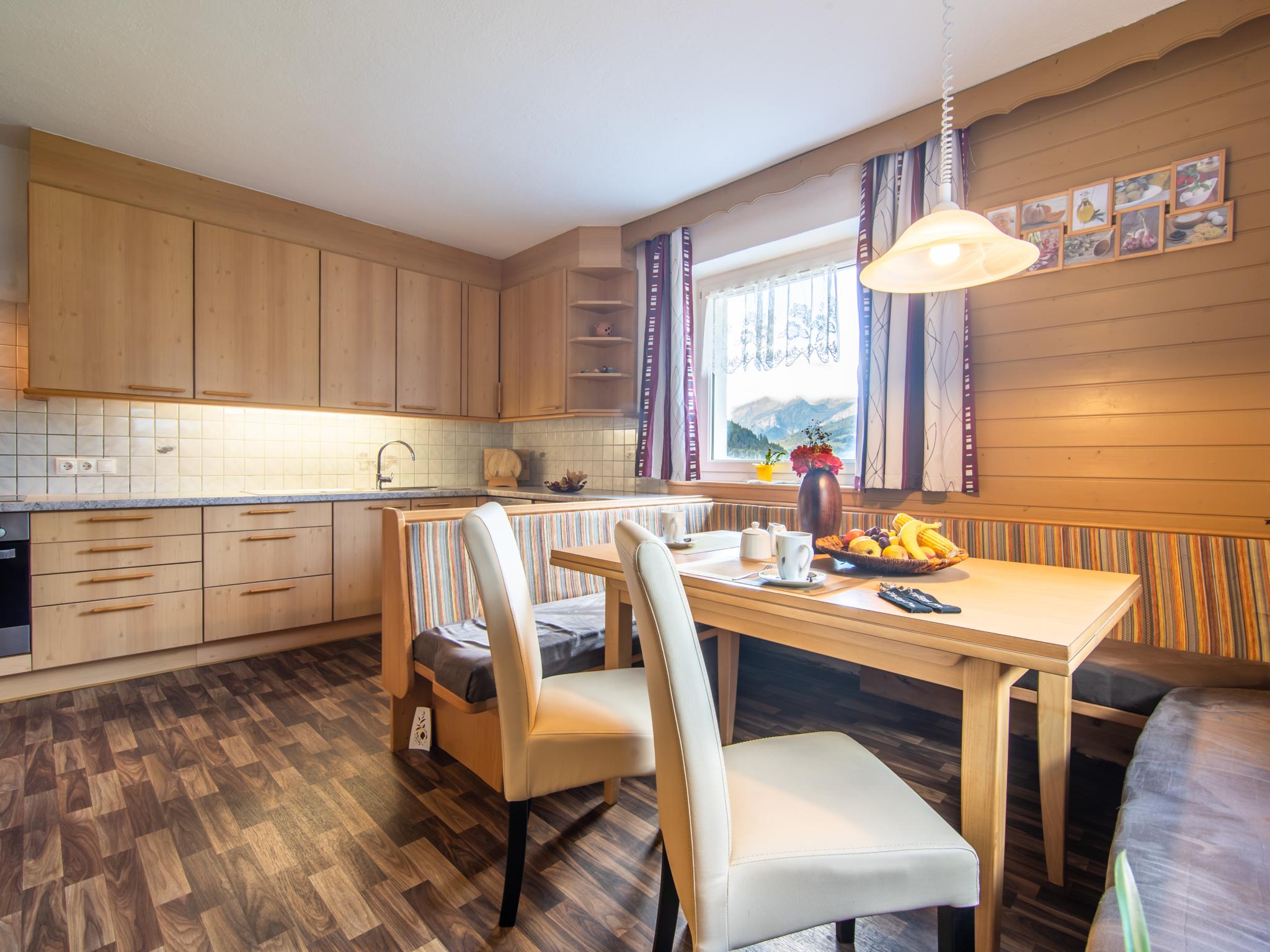 Modern kitchen at Haus Hauser in Tobadill