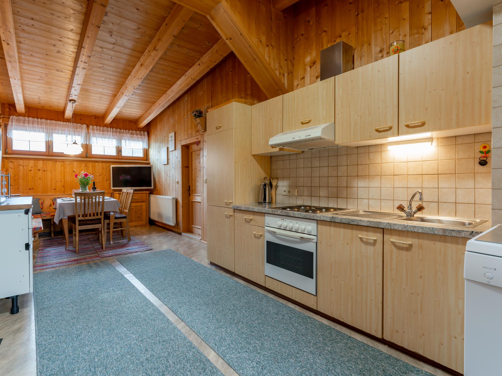 Modern kitchen at Haus Juen II in See