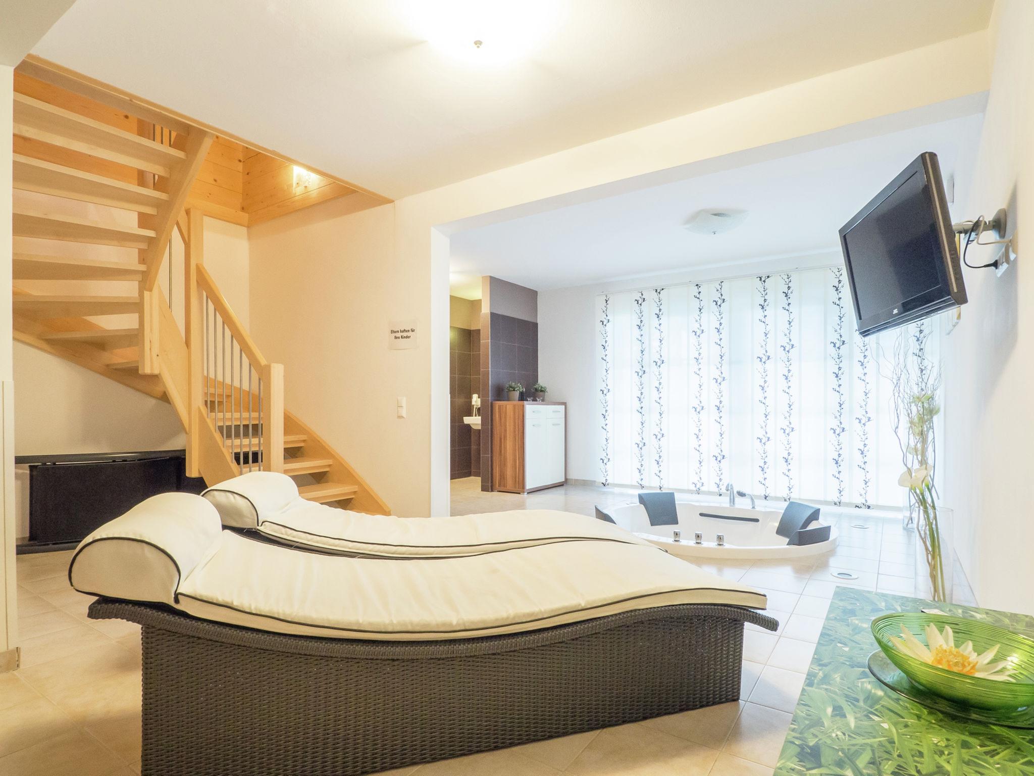 Bedroom with comfortable beds at Chalet Bergoase in Koralpe
