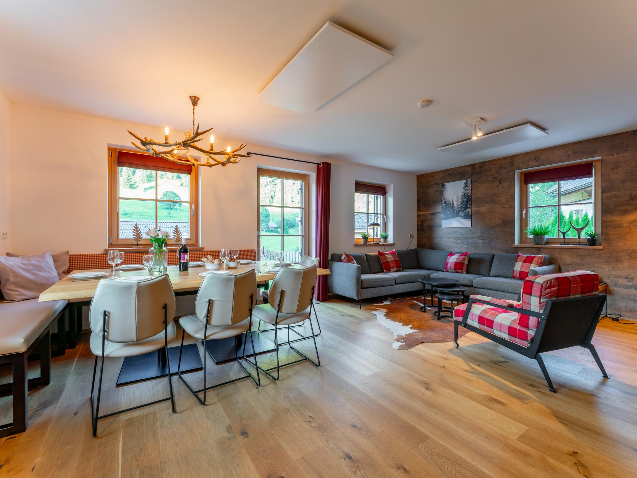 Modern kitchen at Im grünen Herzen in Donnersbachwald