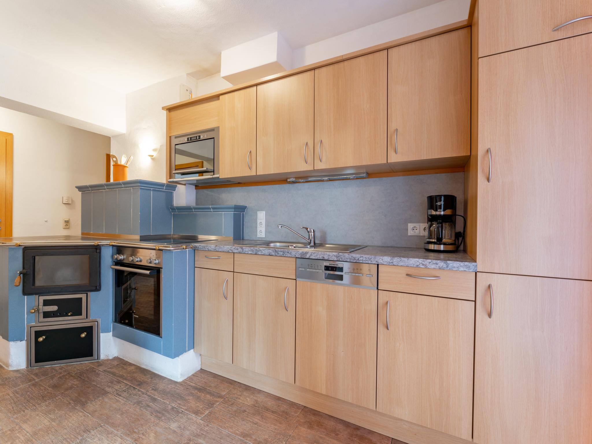Modern kitchen at Chalet Vorderjausern in Saalbach-Hinterglemm