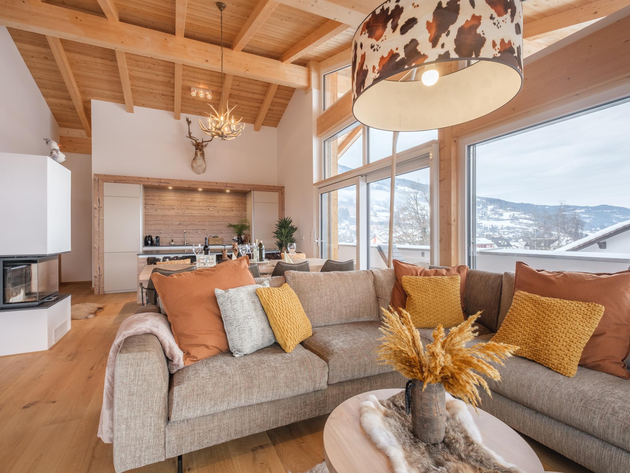 Bedroom with comfortable beds at Kreischberg The Exclusive Eight in Kreischberg