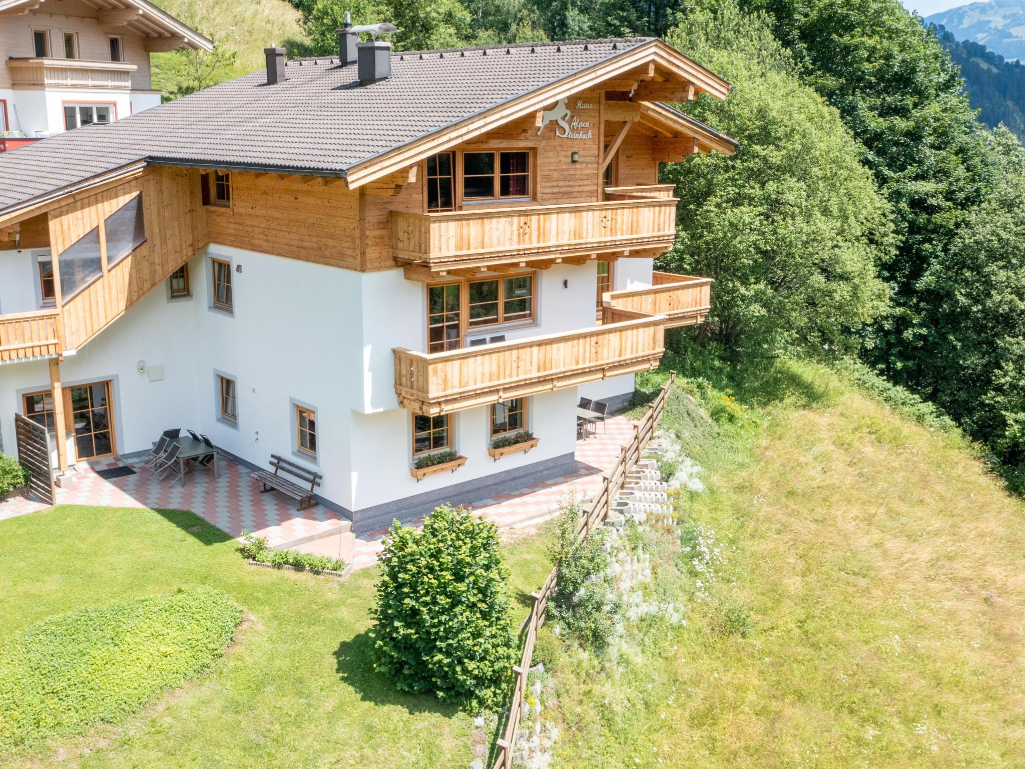Swimming pool area at Alpensteinbock Saalbach C in Saalbach-Hinterglemm