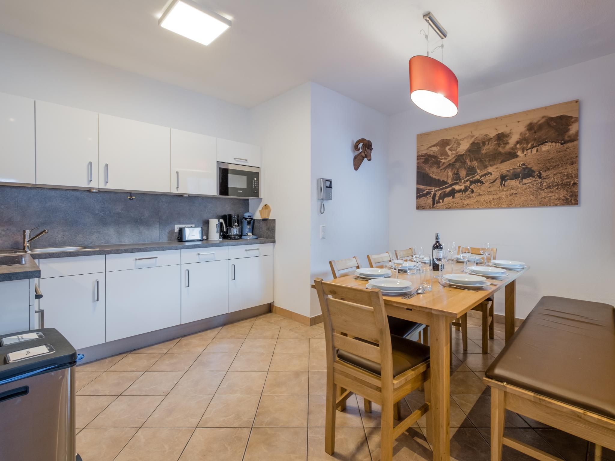 Modern kitchen at Alpensteinbock Saalbach C in Saalbach-Hinterglemm