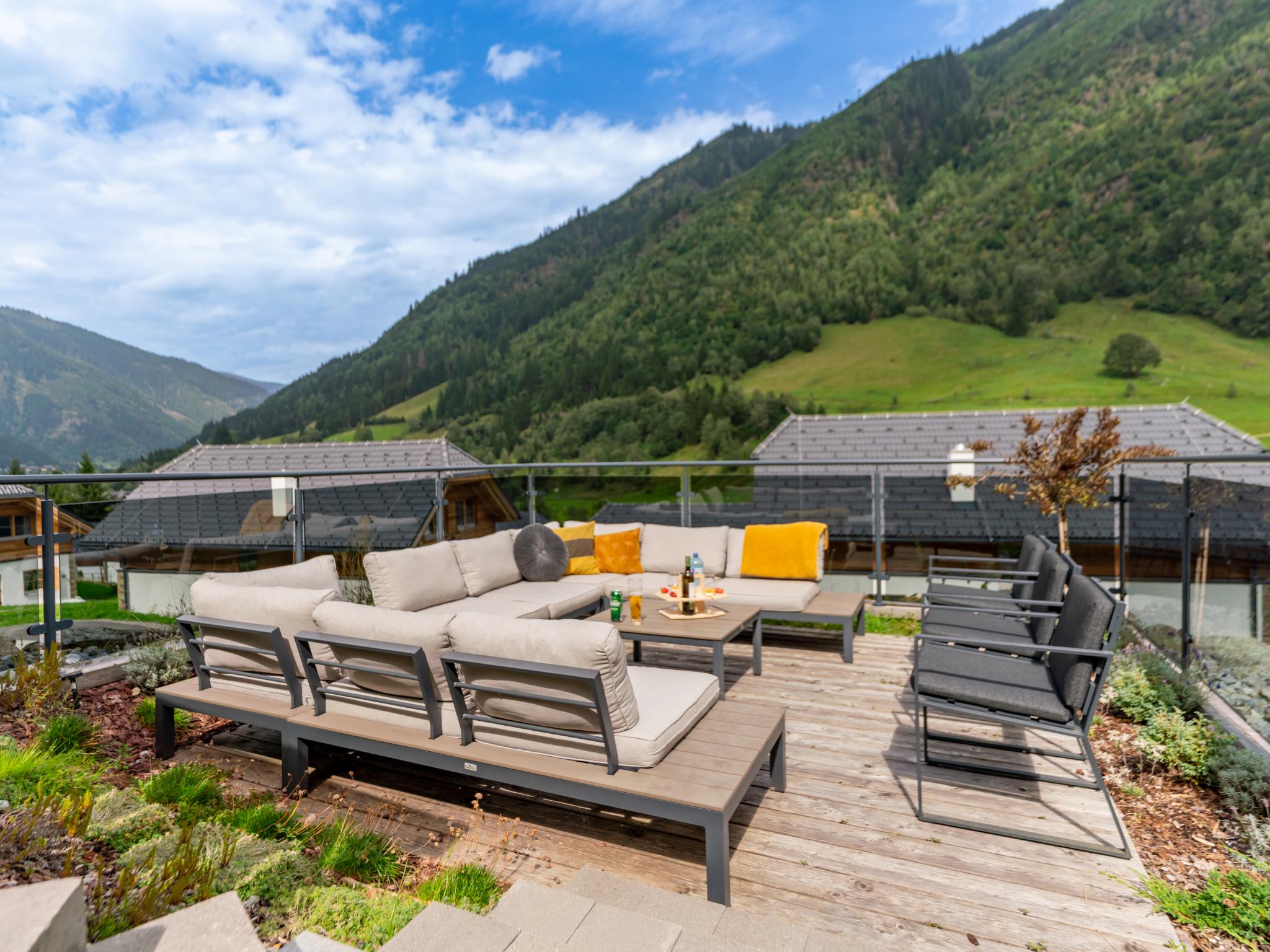 Swimming pool area at Haus Ganbei in Donnersbachwald
