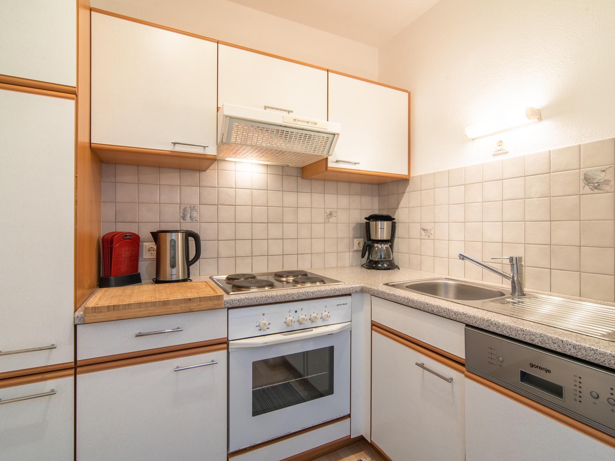 Modern kitchen at Hechenberger in Wenns