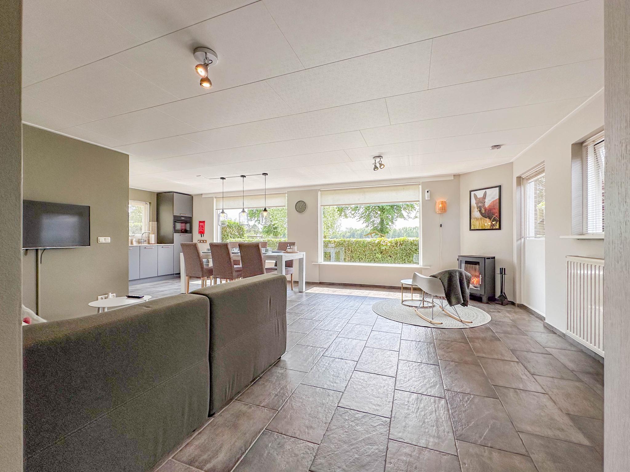 Outdoor terrace and views at Alpacafarm Vorstenbosch in Vorstenbosch