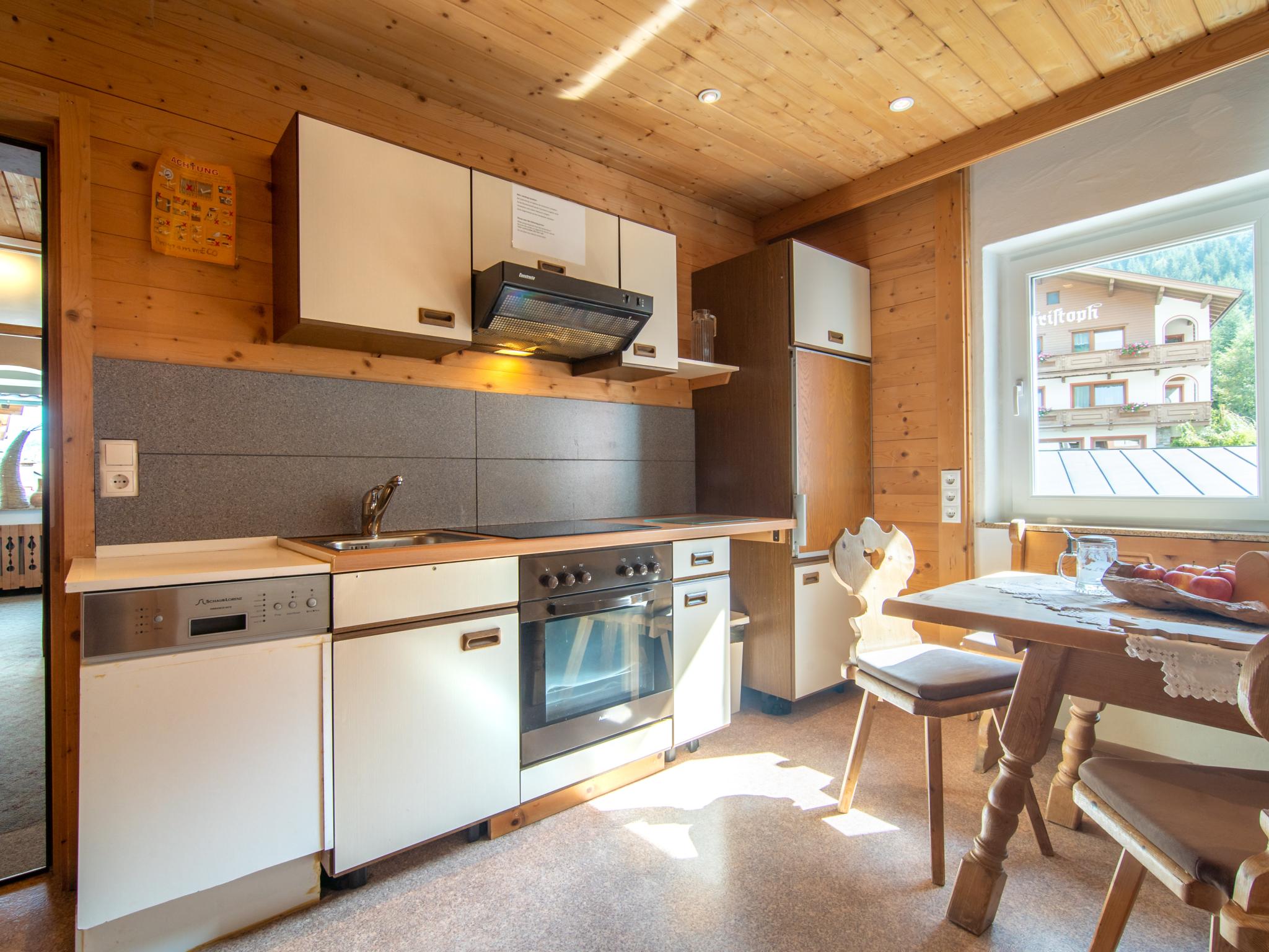 Living area at Waldhaus III in Mayrhofen