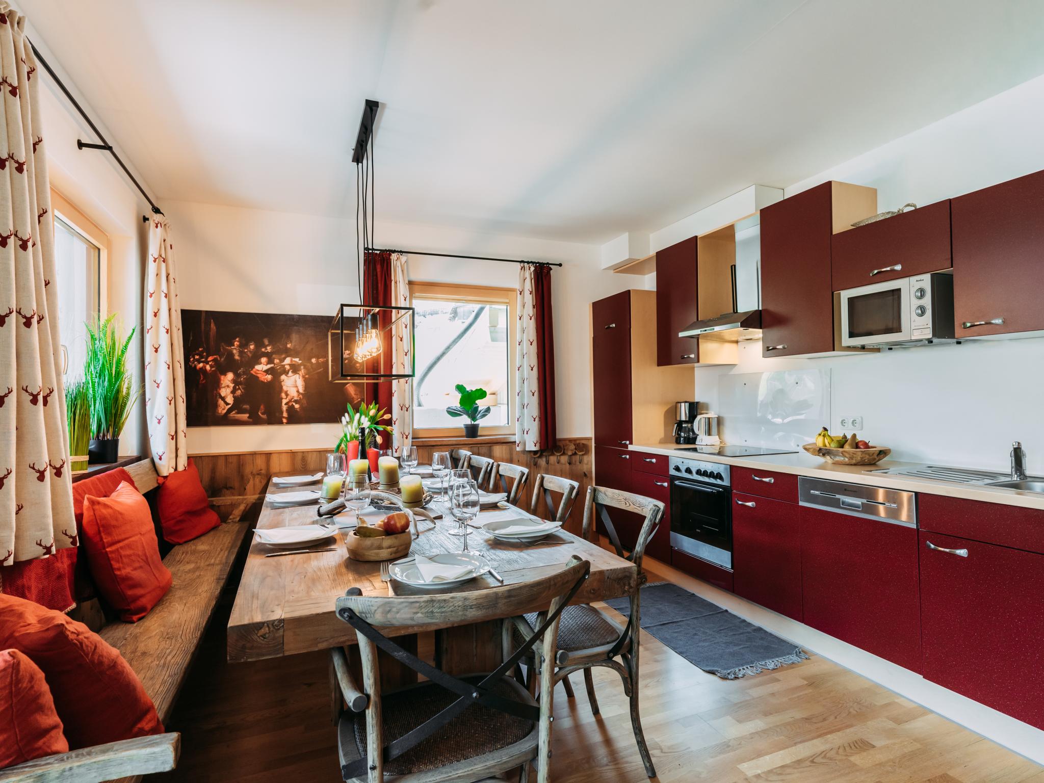 Modern kitchen at Grubereck in Rauris