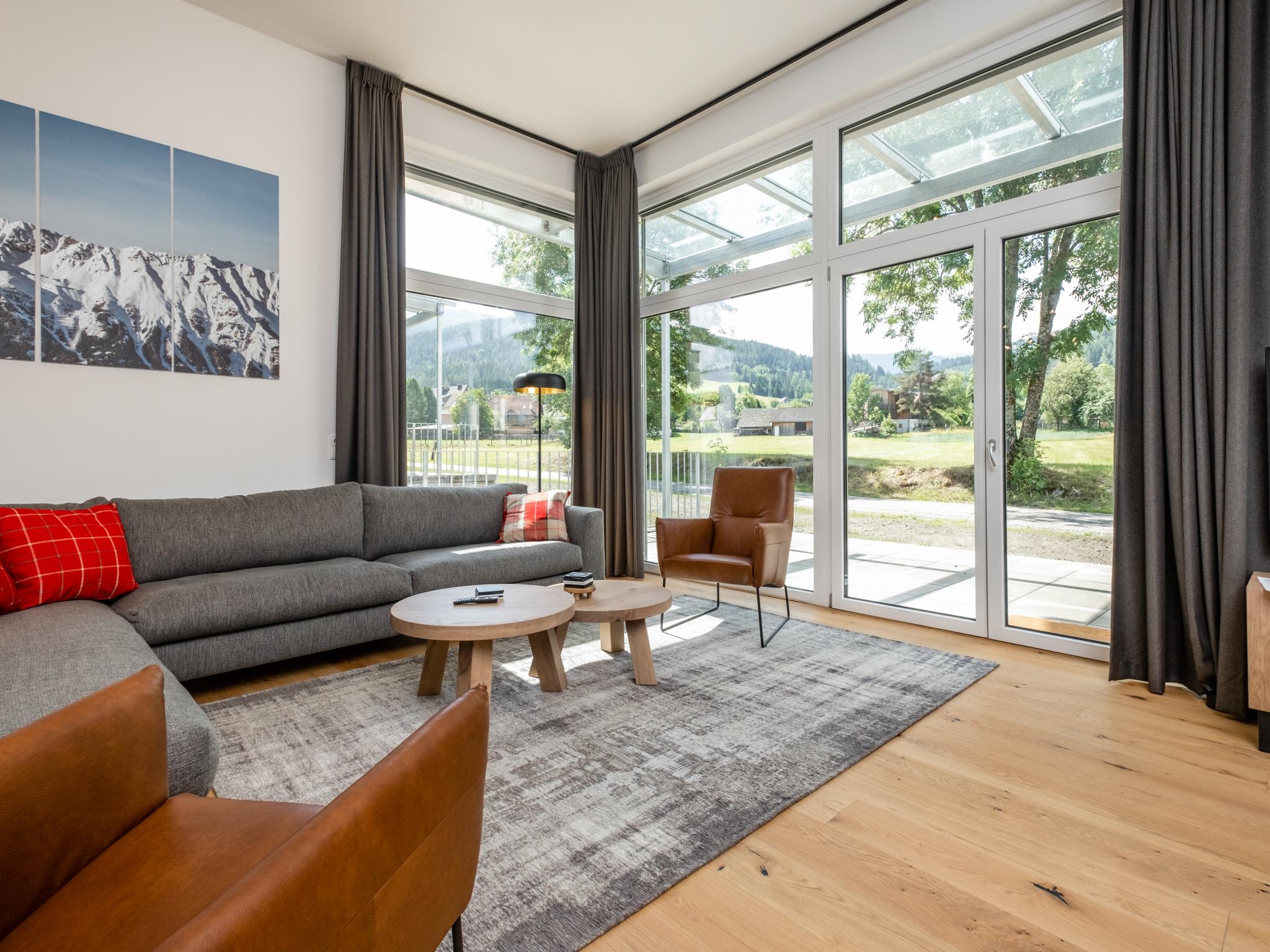 Bedroom with comfortable beds at Goldstern in Kreischberg