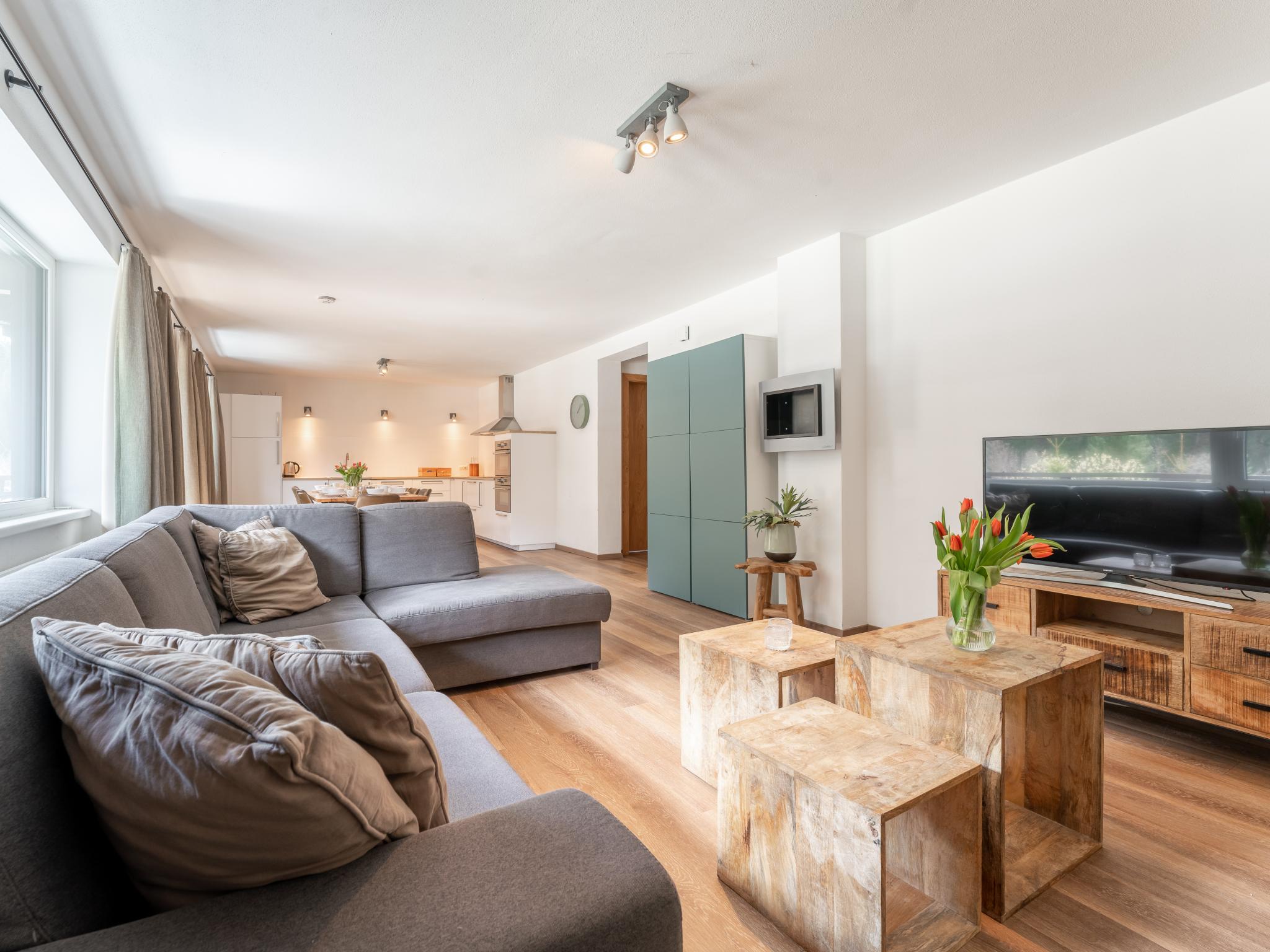 Modern kitchen at Heimelig L in Saalbach-Hinterglemm