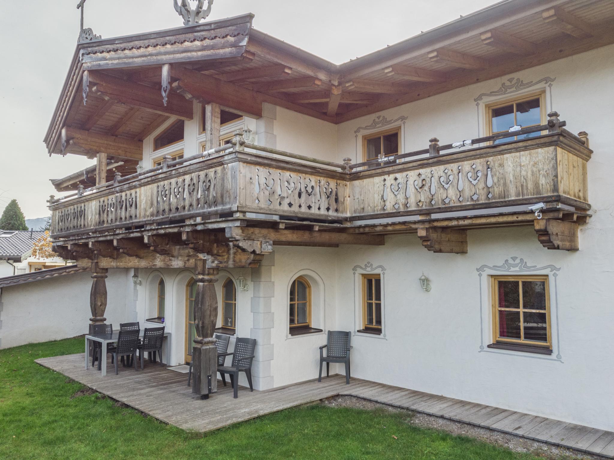 Outdoor terrace and views at Salvenblick in Hopfgarten im Brixental