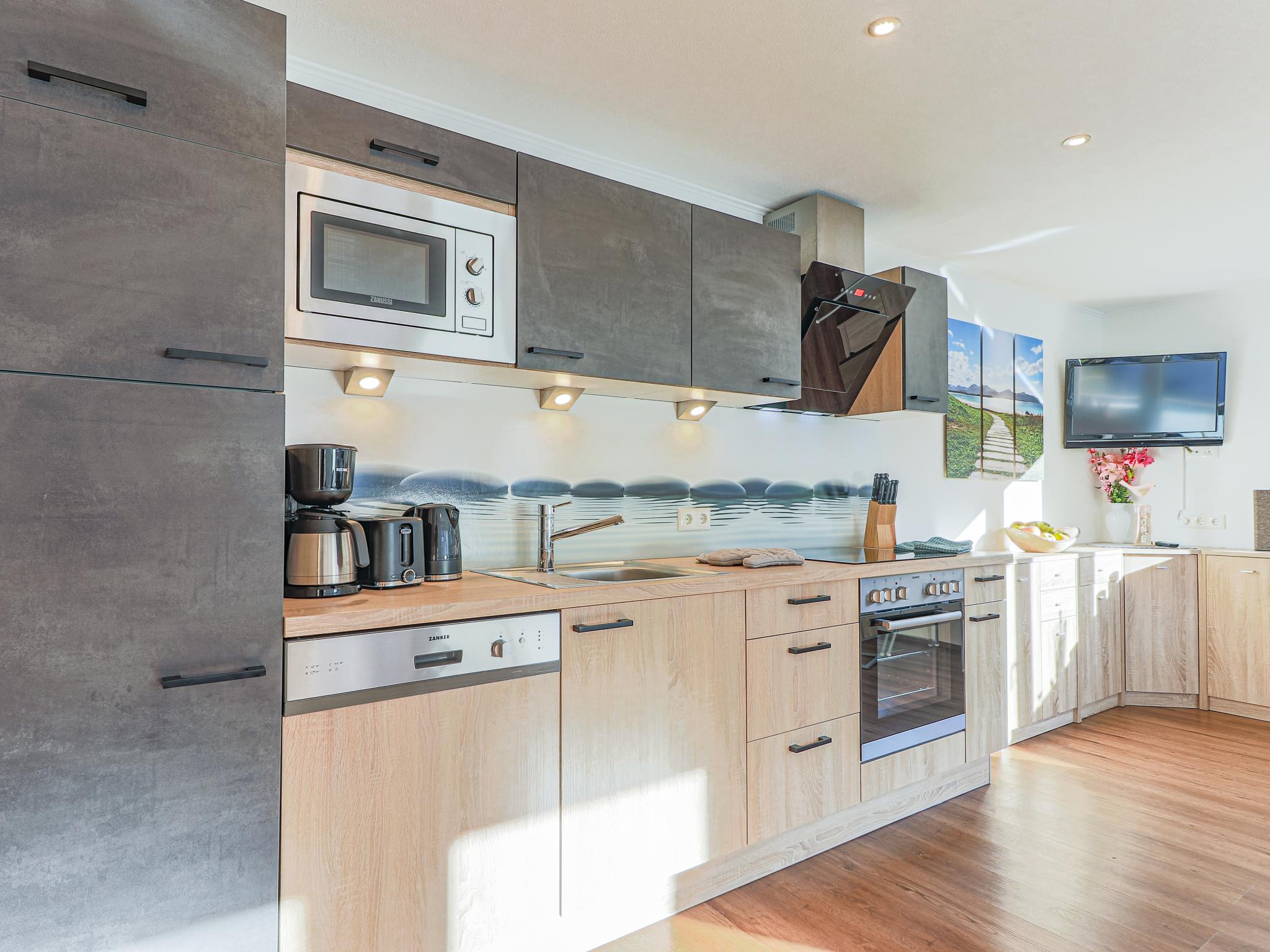 Modern kitchen at Krammer Großvenediger in Neukirchen am Großvenediger