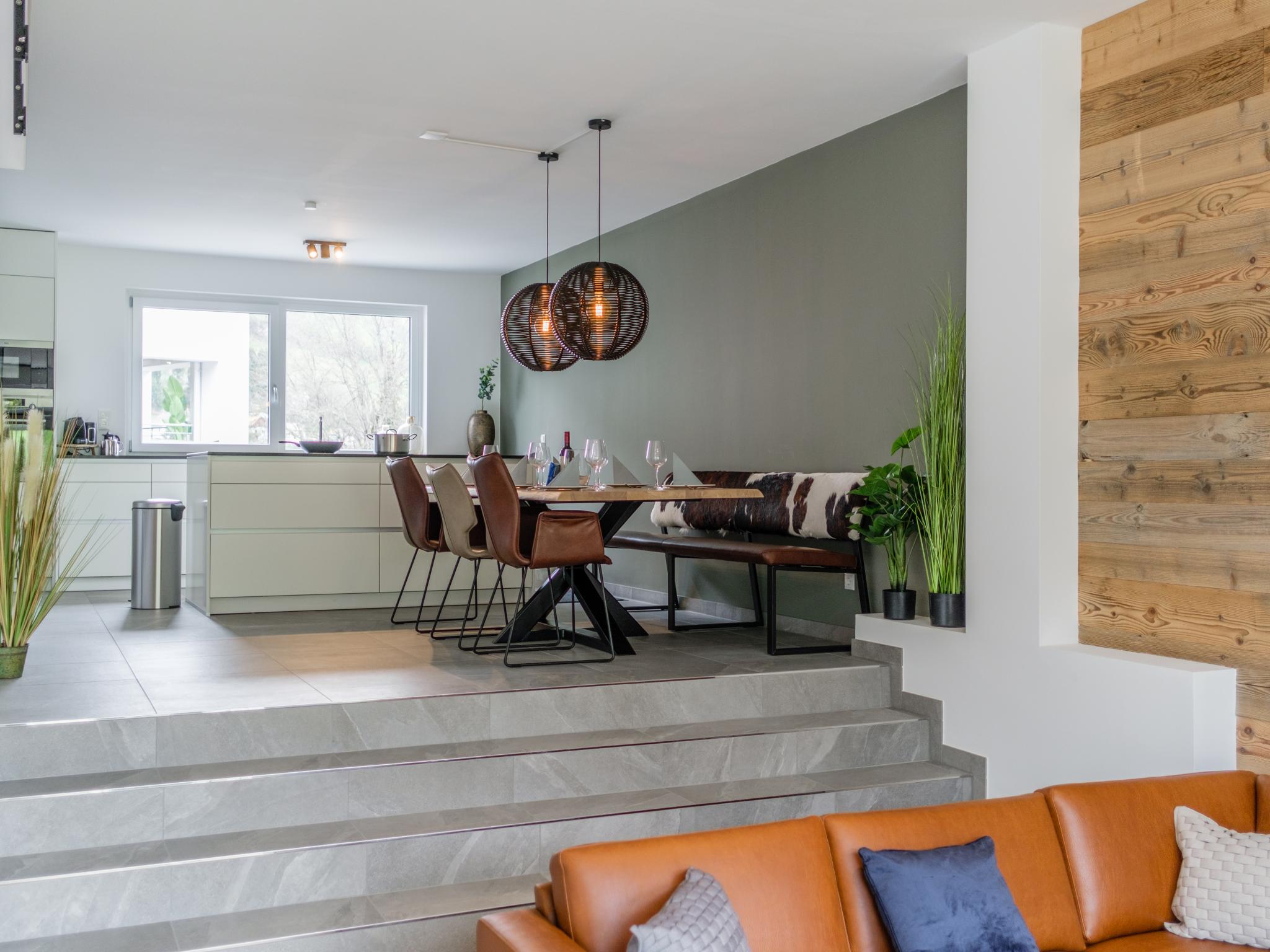 Outdoor terrace and views at Aquarius Haus 8 TOP 17 in Kreischberg