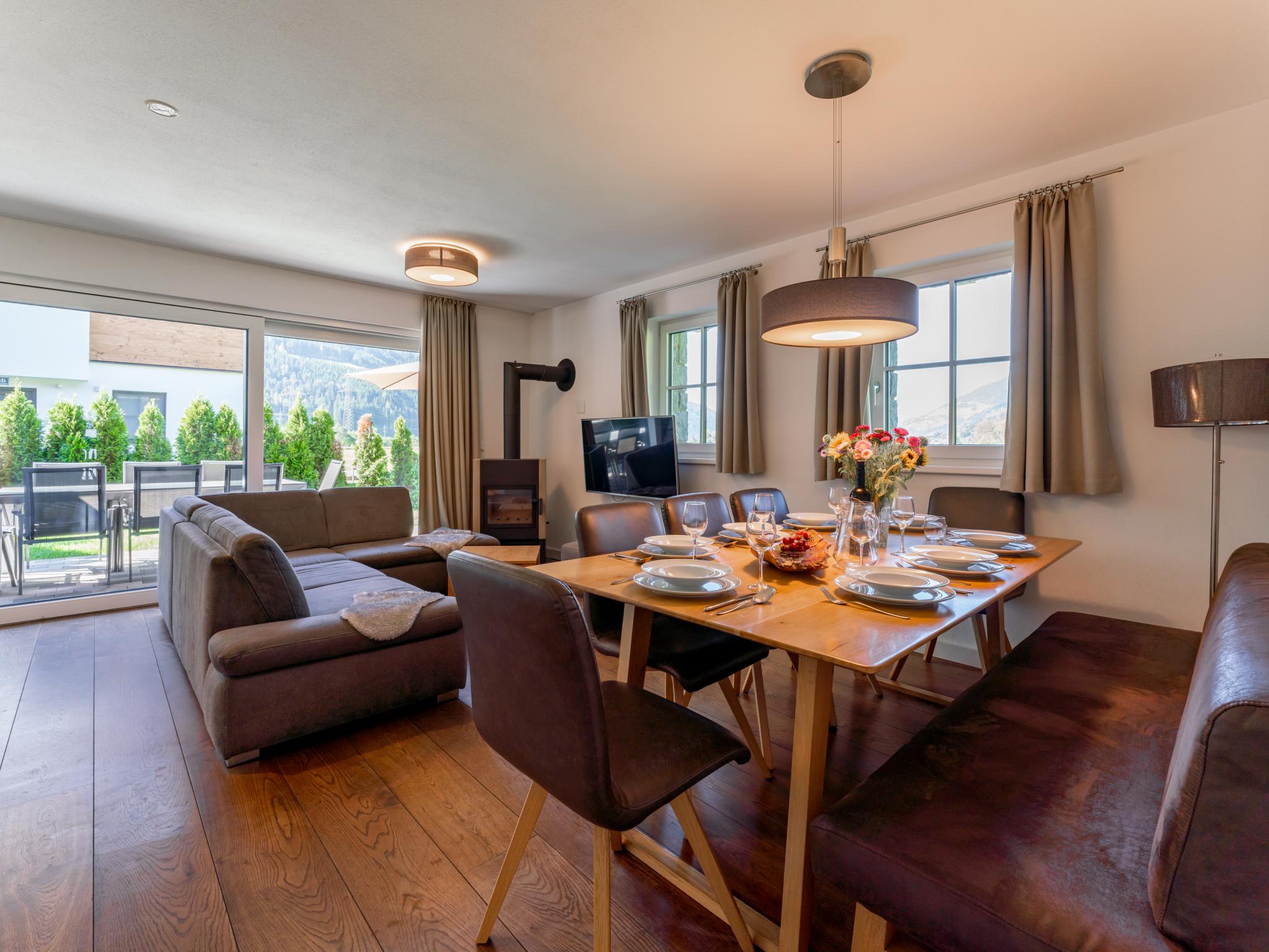Modern kitchen at Chalet Lengberg B1 in Niedernsill