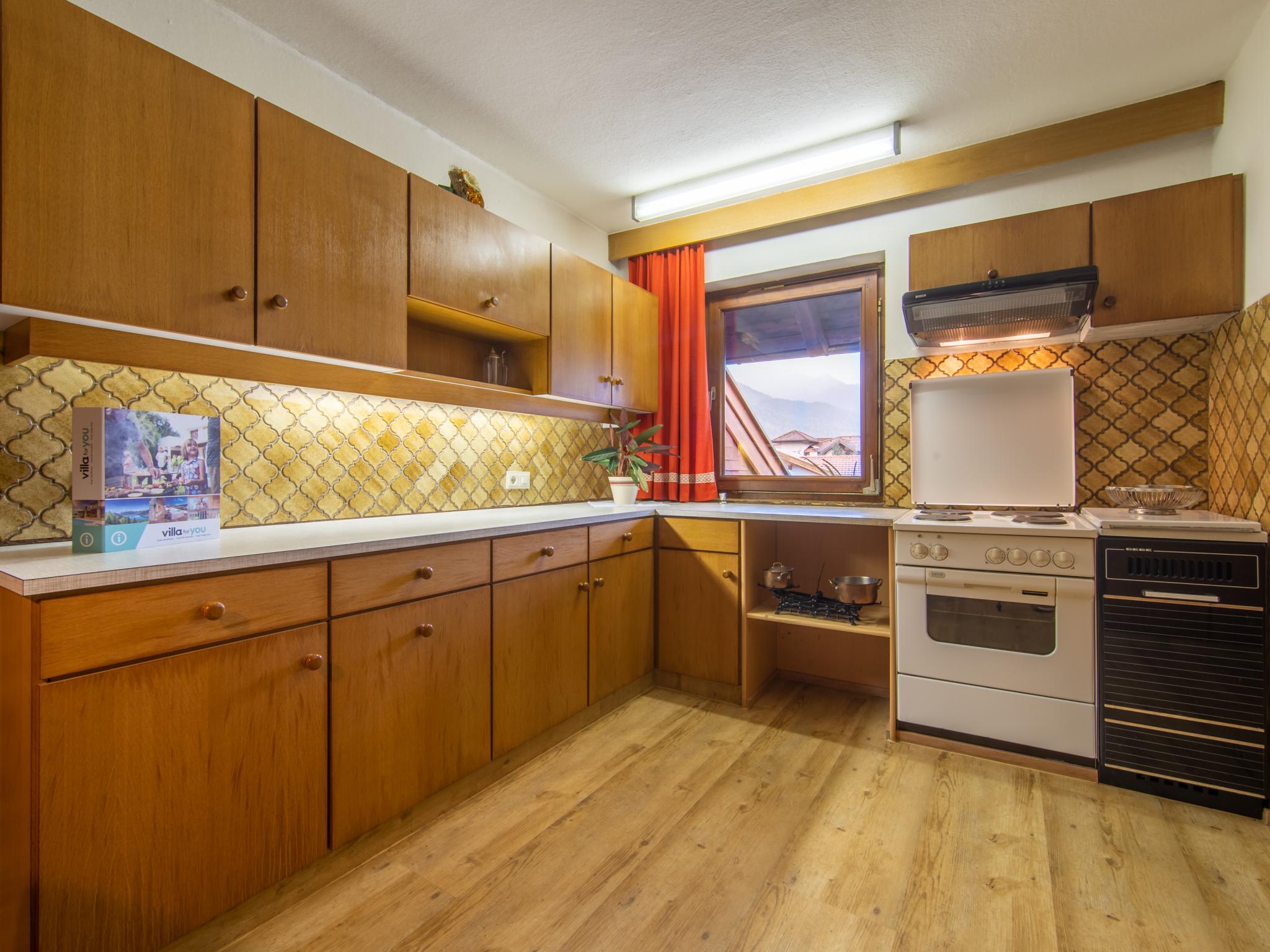 Modern kitchen at Beim Zuntl I in Ehrwald