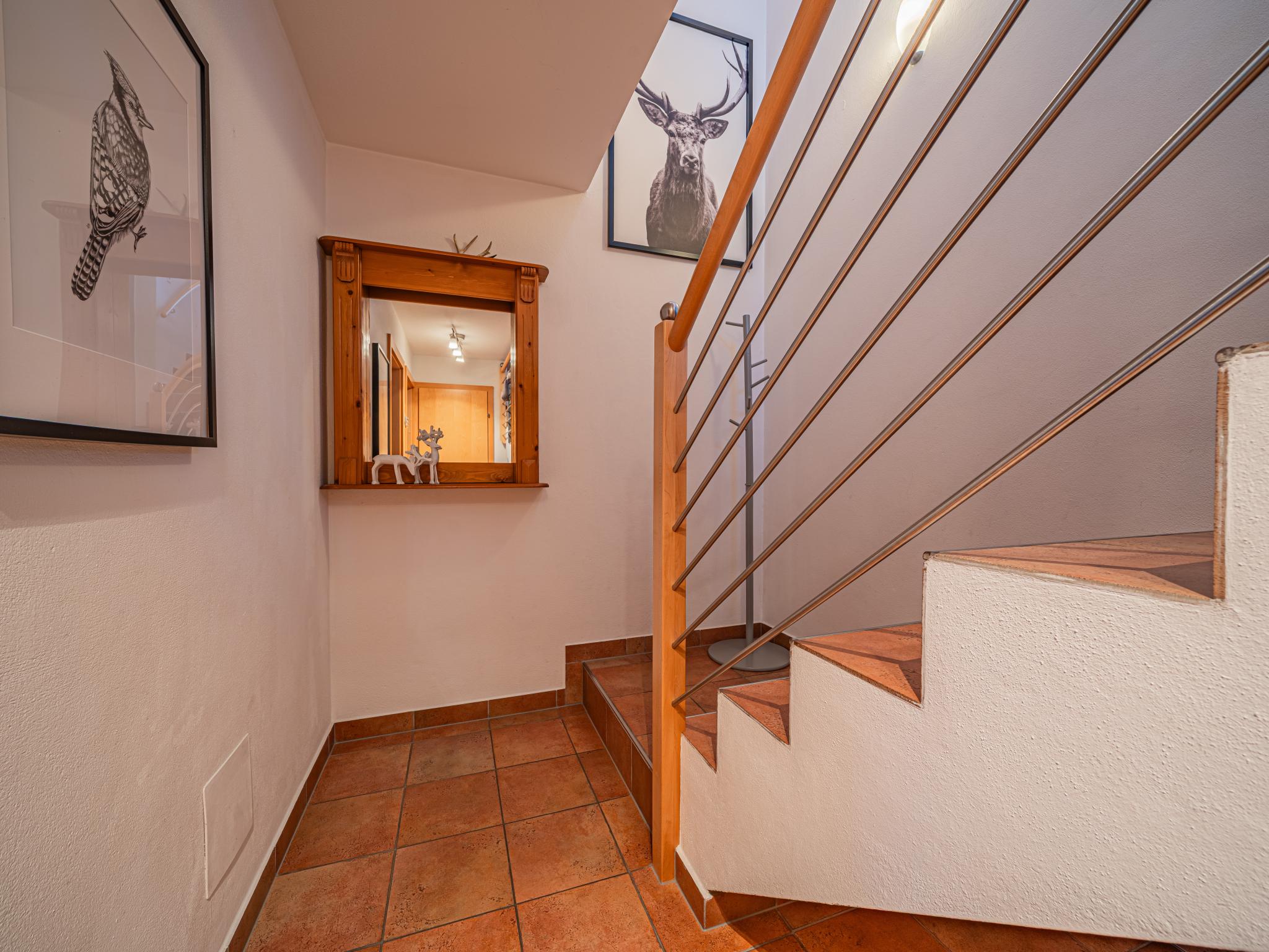 Bedroom with comfortable beds at IndieBerge in Mittersill