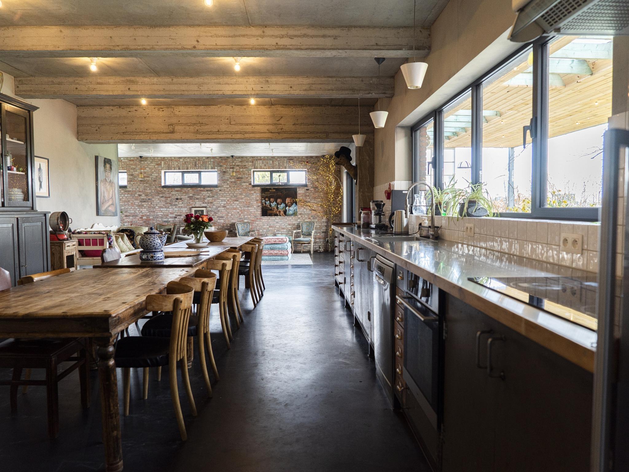 Outdoor terrace and views at De Lieshoeve in Arendonk