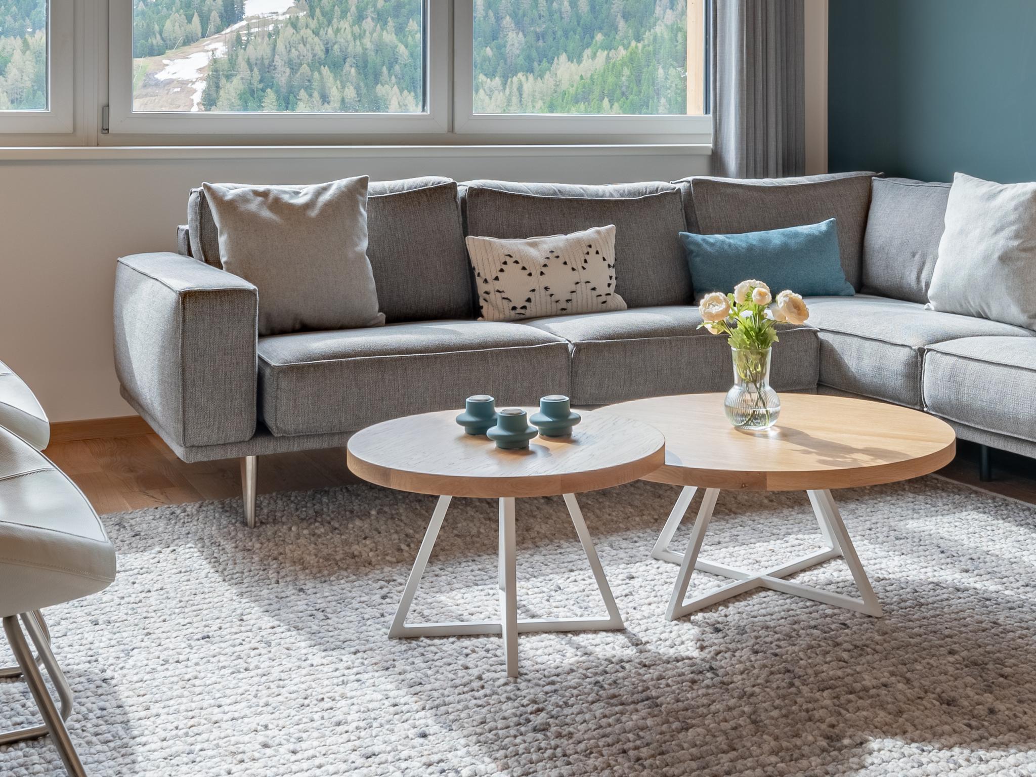 Outdoor terrace and views at JuJa Lodge in Turracher Höhe