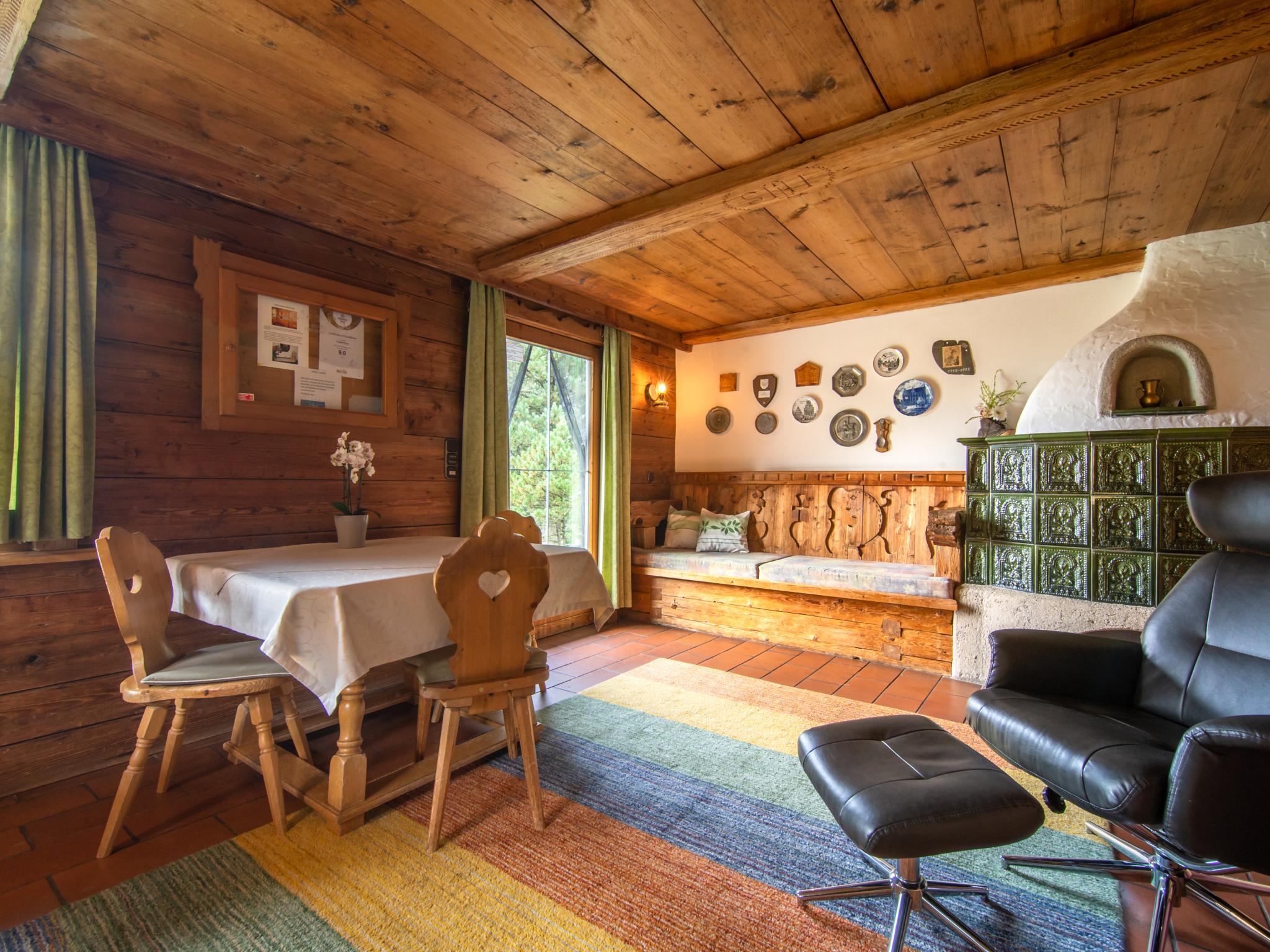 Living area at Chalet Rosa in Reith im Alpbachtal