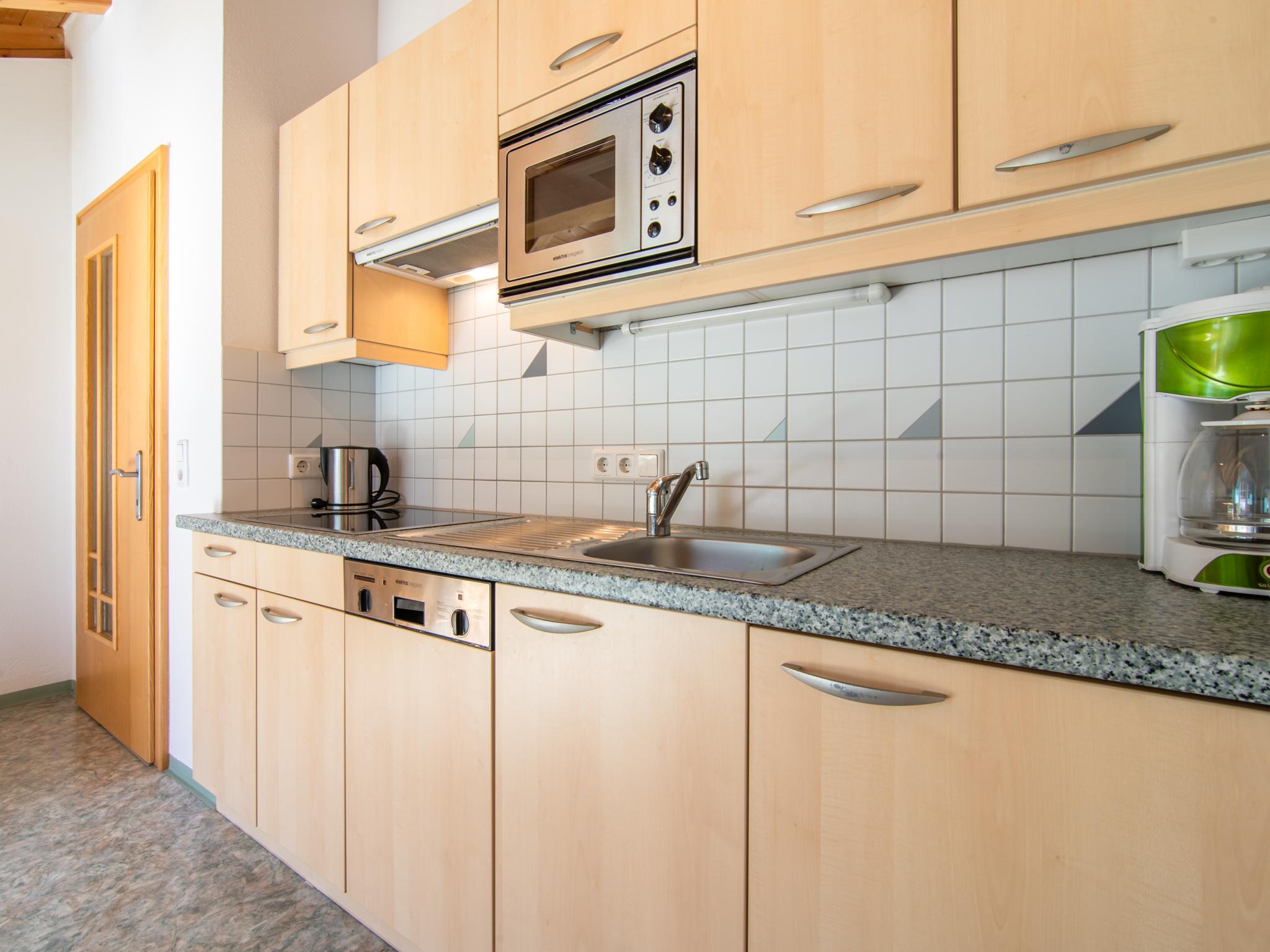 Modern kitchen at Haus Irmgard 2 in Ischgl-Mathon