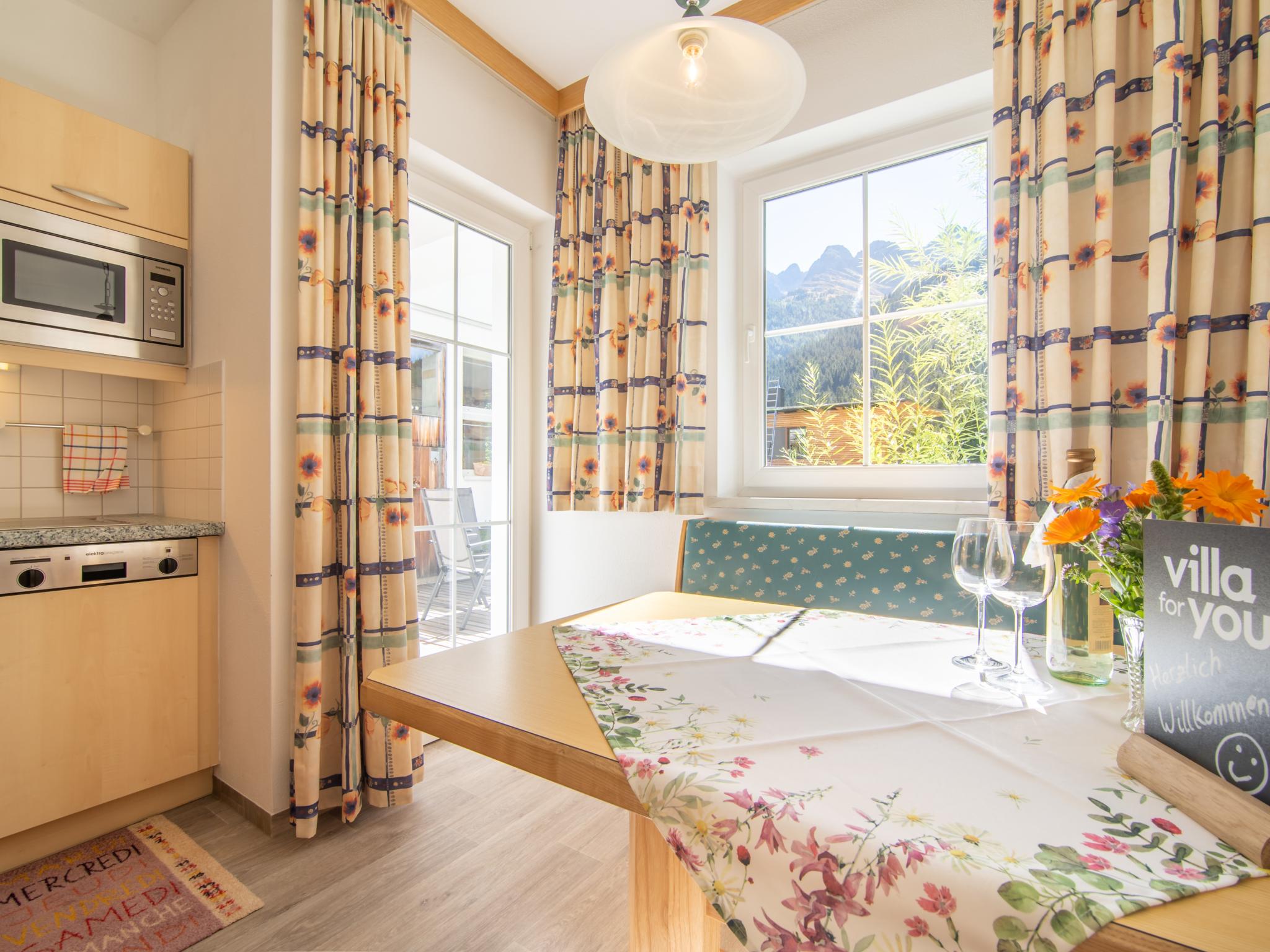 Bedroom with comfortable beds at Haus Irmgard 3 in Ischgl-Mathon