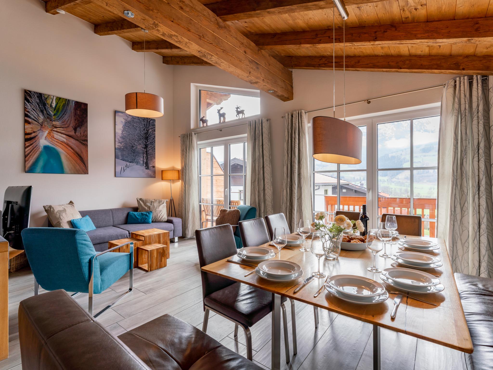 Modern kitchen at Green Garden Lodge A1 in Piesendorf