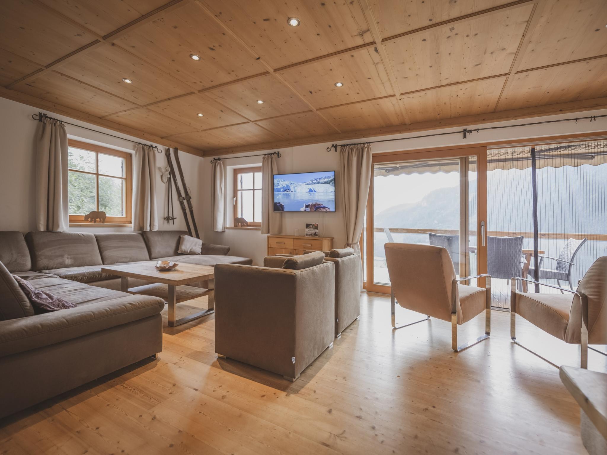 Bedroom with comfortable beds at Bella Vista XL in Wald im Pinzgau
