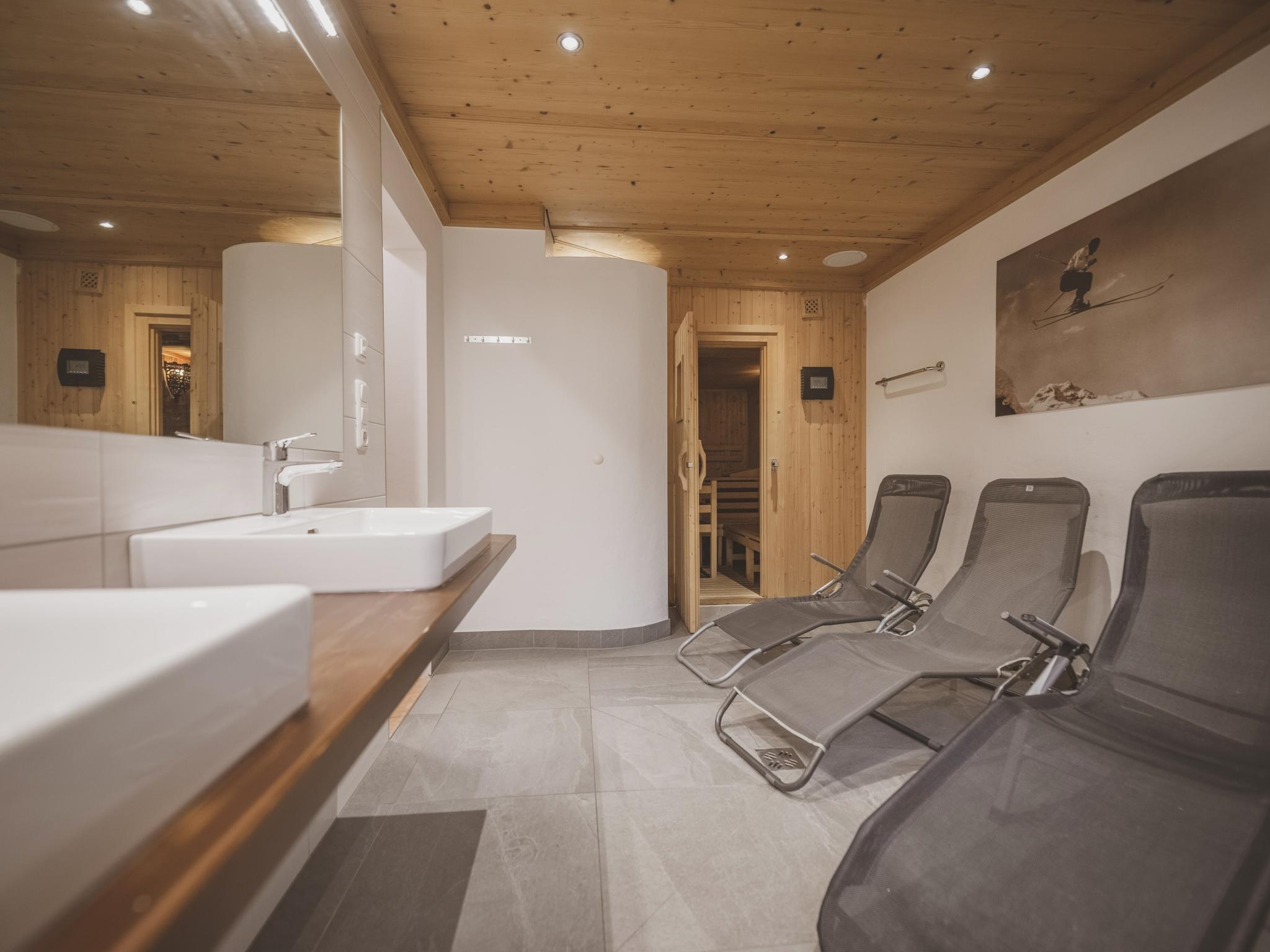 Outdoor terrace and views at Bella Vista XL in Wald im Pinzgau