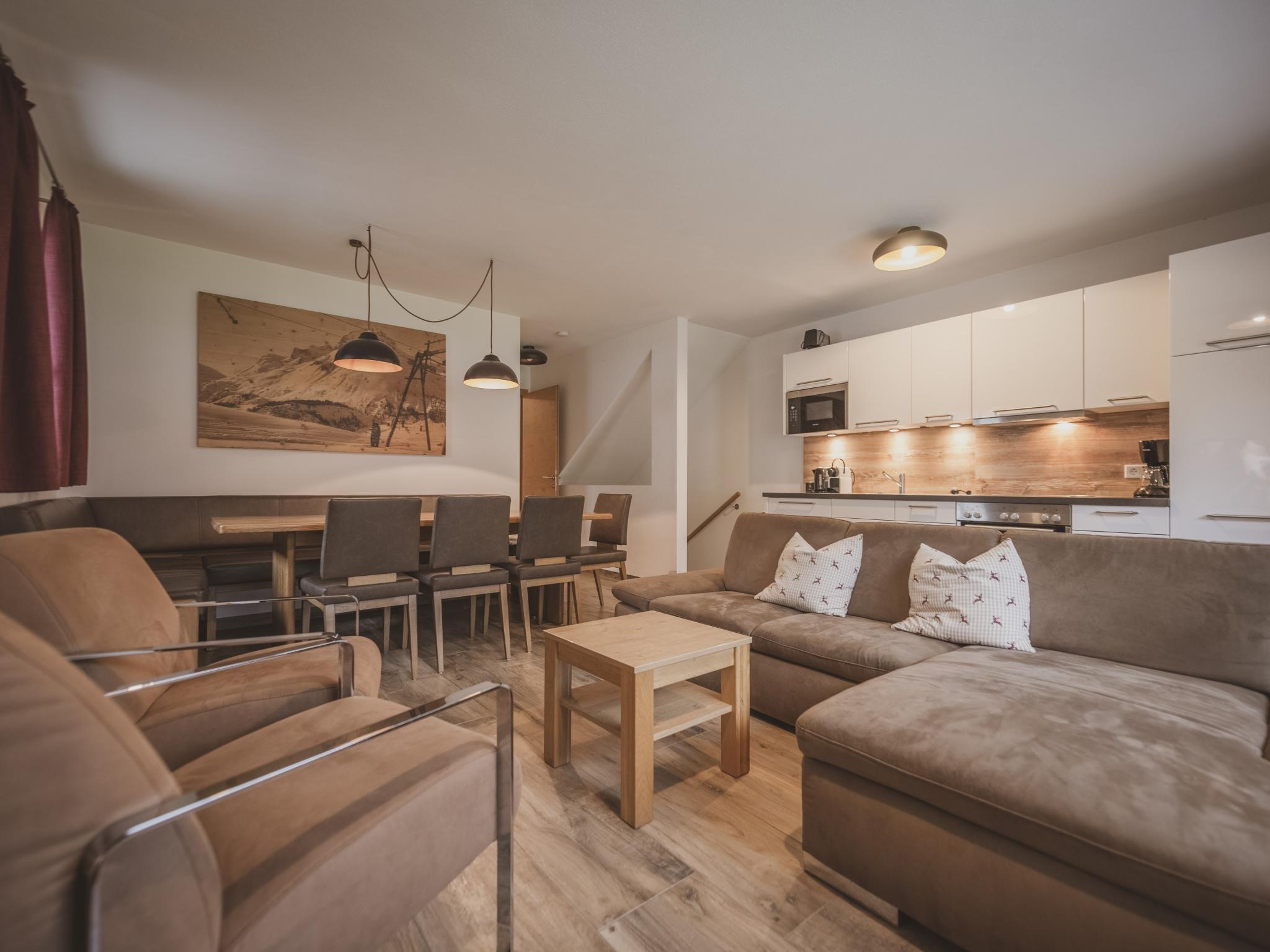 Bedroom with comfortable beds at Lodge Amanda in Wald im Pinzgau