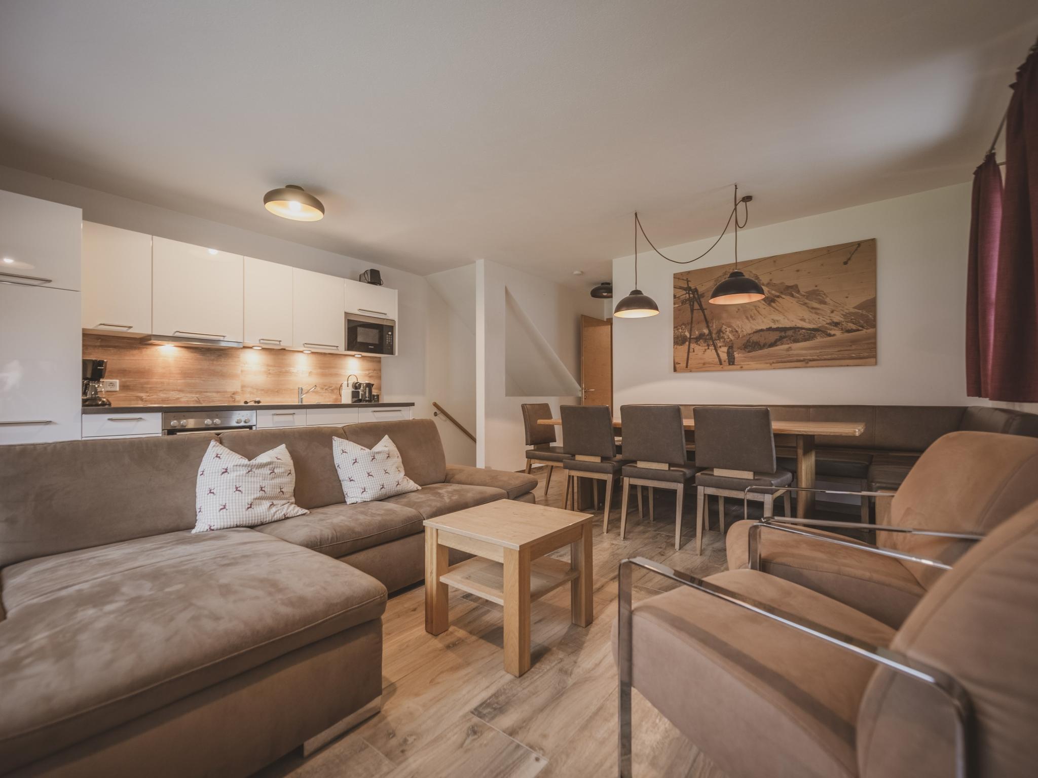 Bedroom with comfortable beds at Lodge Amanda-Elise in Wald im Pinzgau