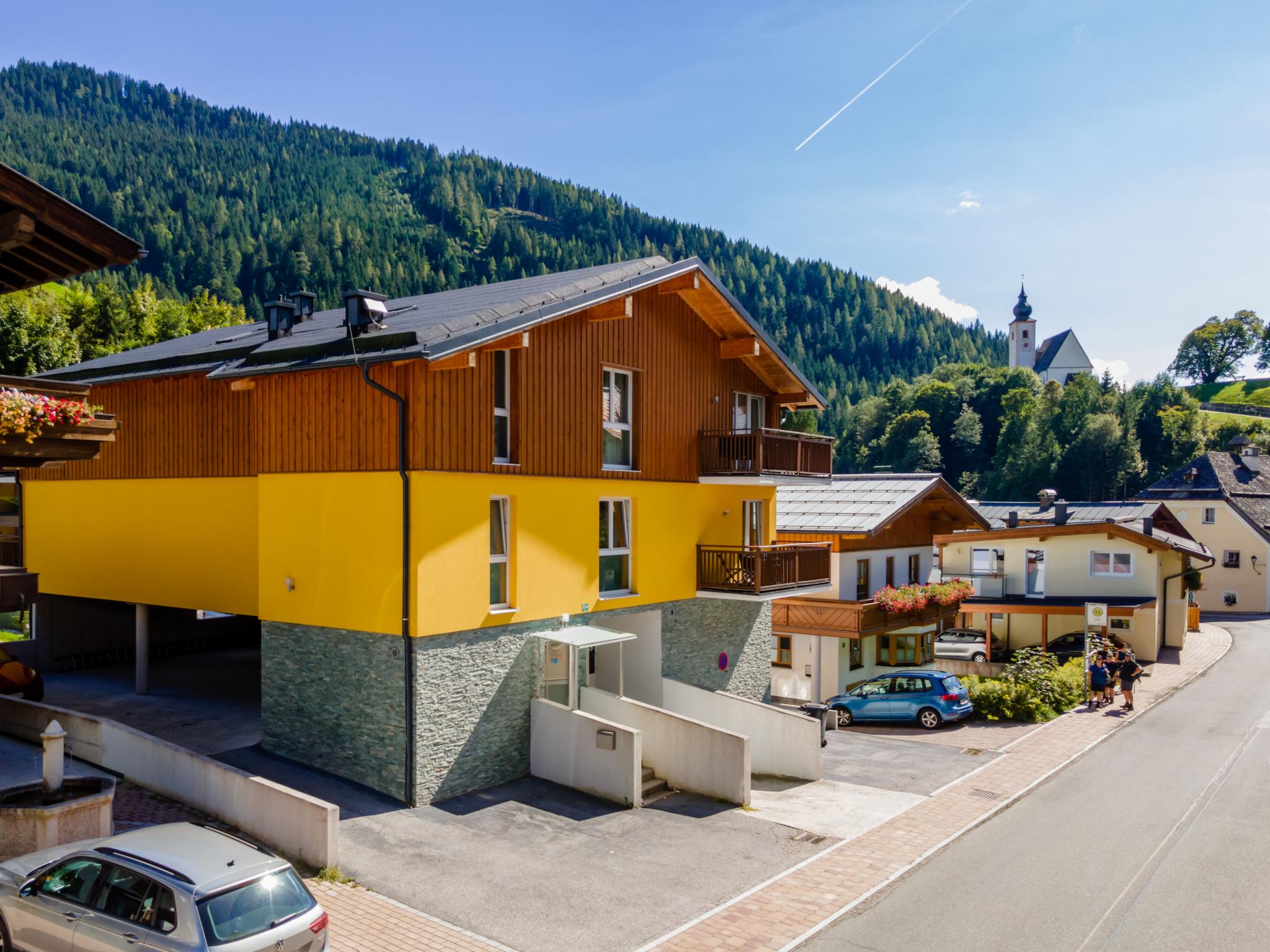 Swimming pool area at Emma Top 2 in Dienten