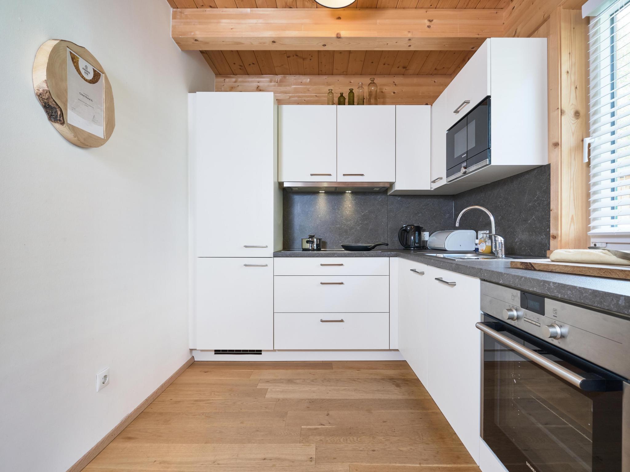 Bedroom with comfortable beds at Mur-Chalet St Michael L in Sankt Michael im Lungau