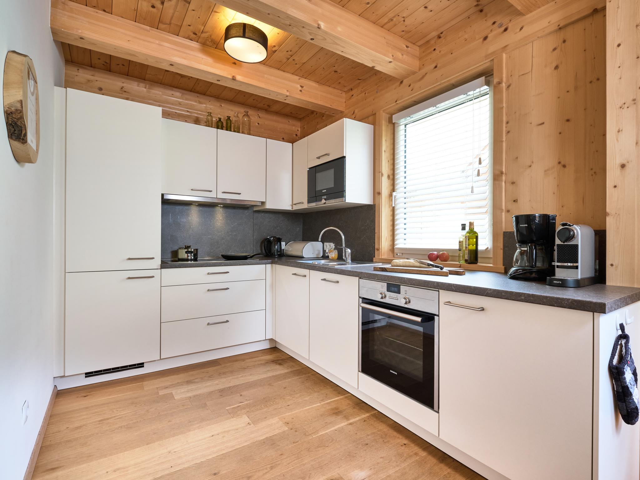 Modern kitchen at Mur-Chalet St Michael in Sankt Michael im Lungau