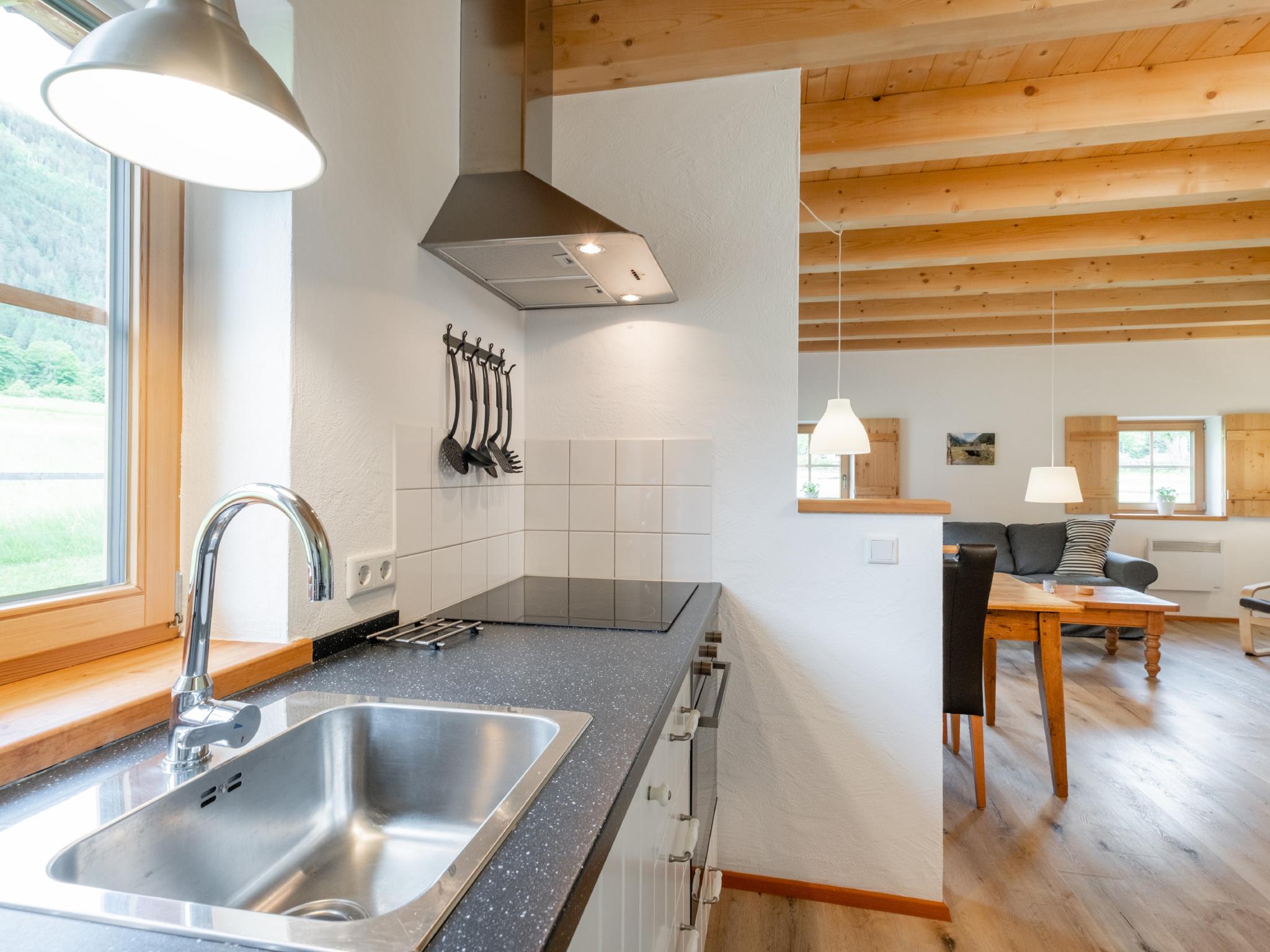 Modern kitchen at Wolfgangchalet C in Mauterndorf