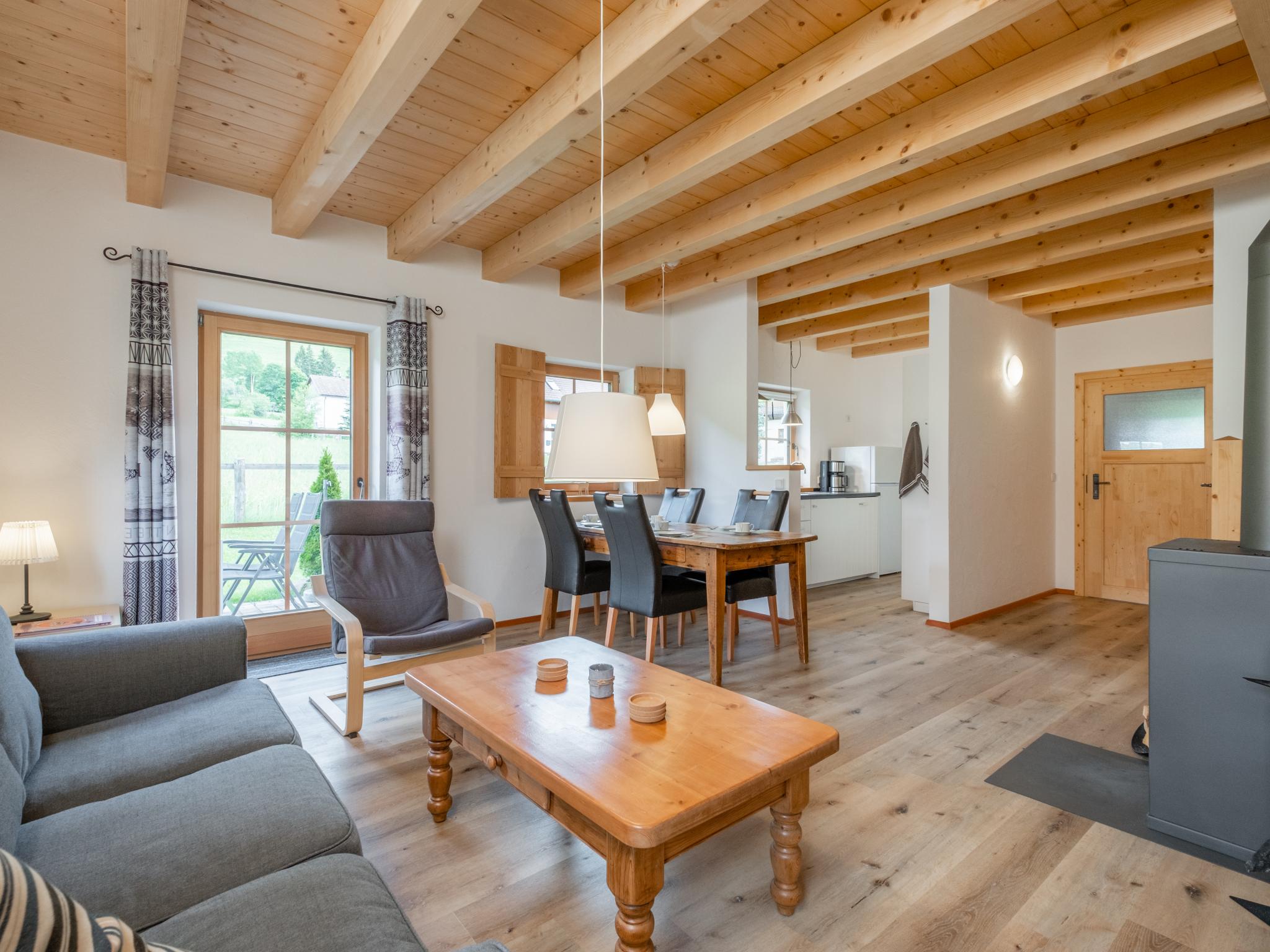 Living area at Wolfgangchalet B in Mauterndorf