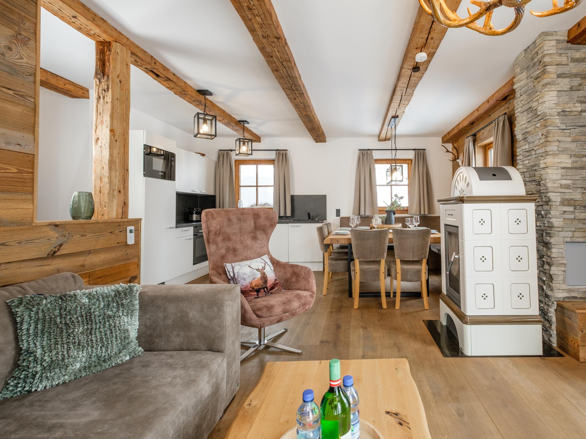 Bedroom with comfortable beds at Chalet Paul in Katschberg