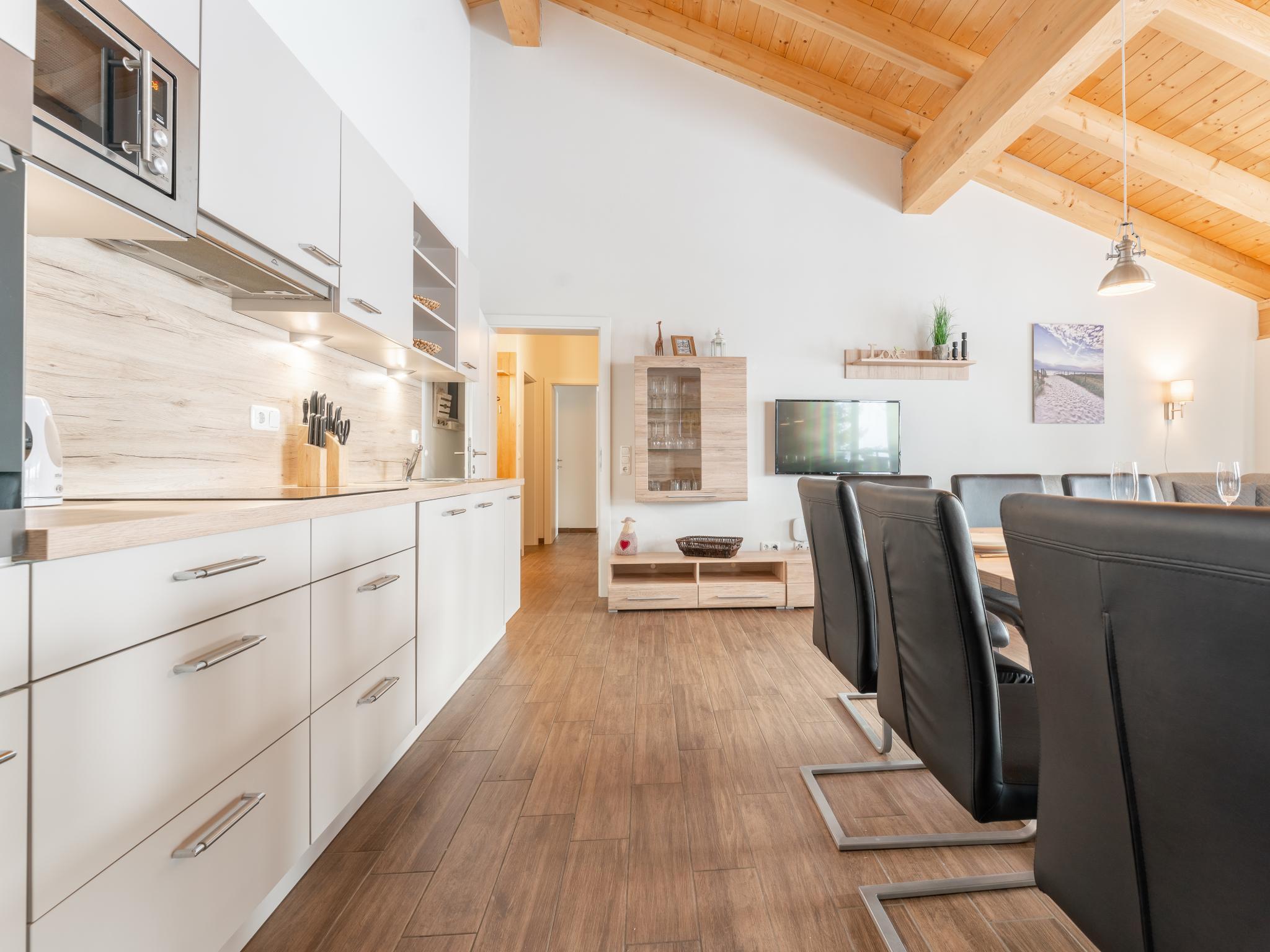 Outdoor terrace and views at Emma Top 3 XL in Dienten