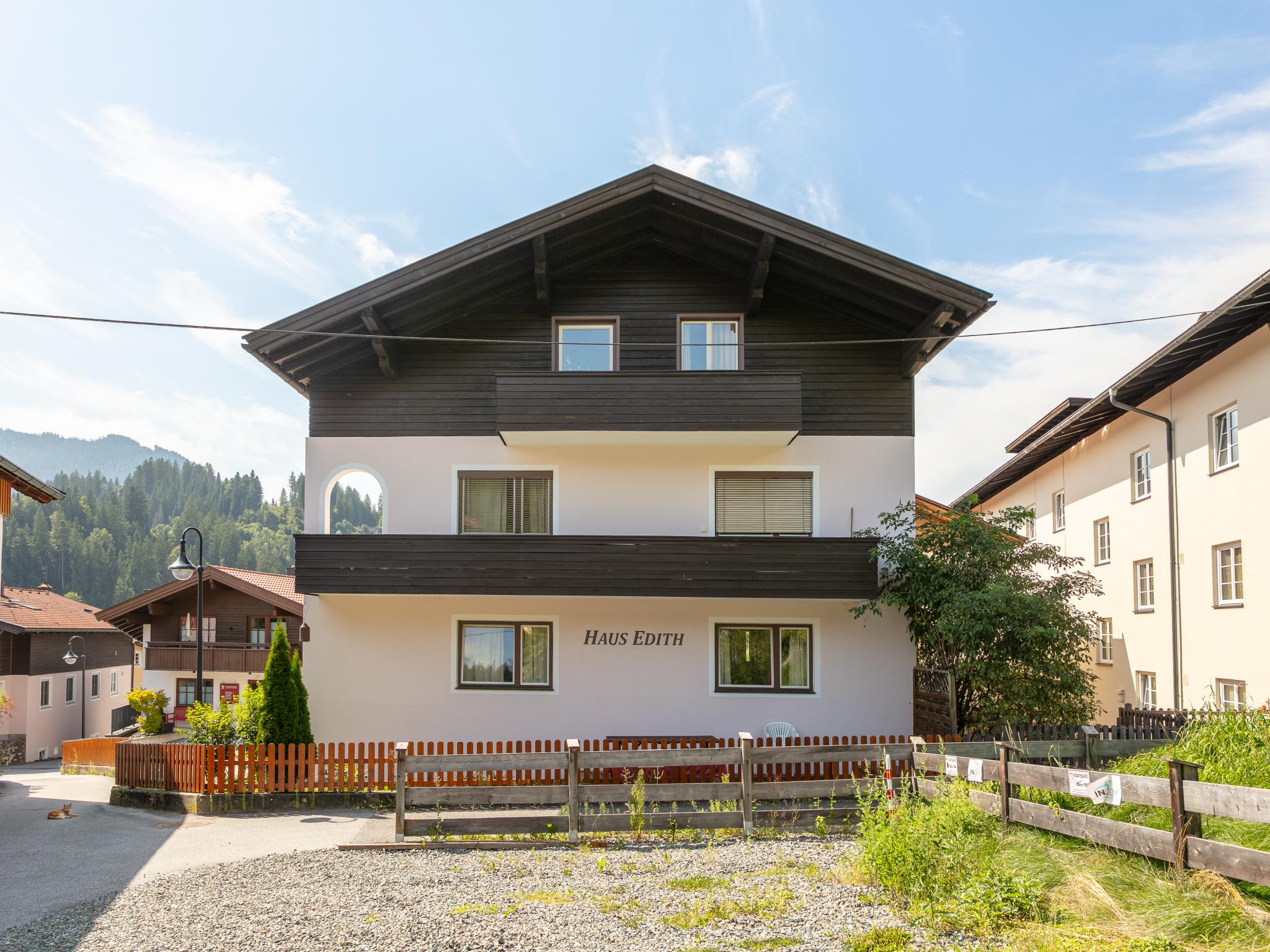 Outdoor terrace and views at Haus Edith in Hopfgarten im Brixental