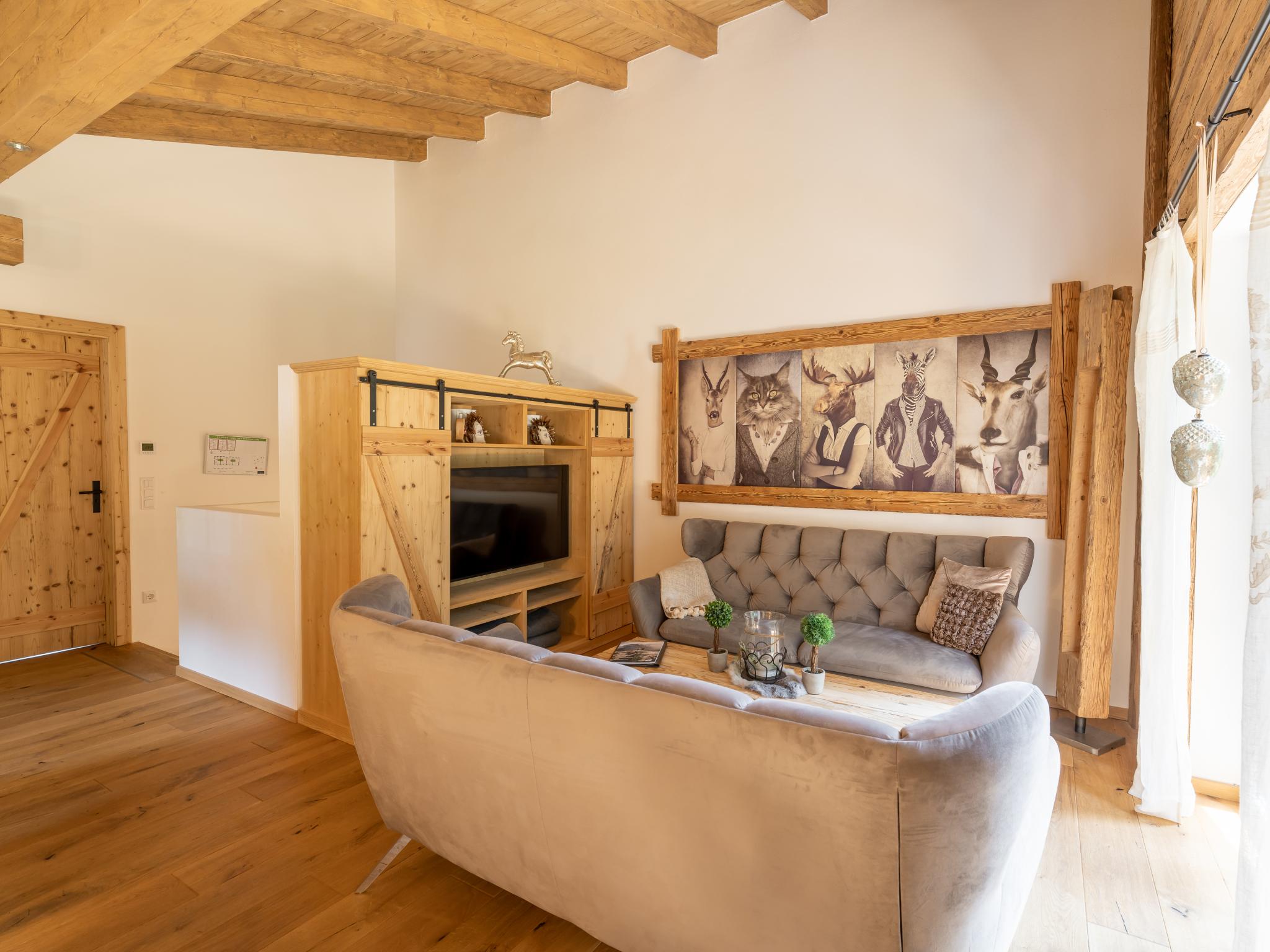 Modern kitchen at Tauernlodge Krimml 1A in Krimml