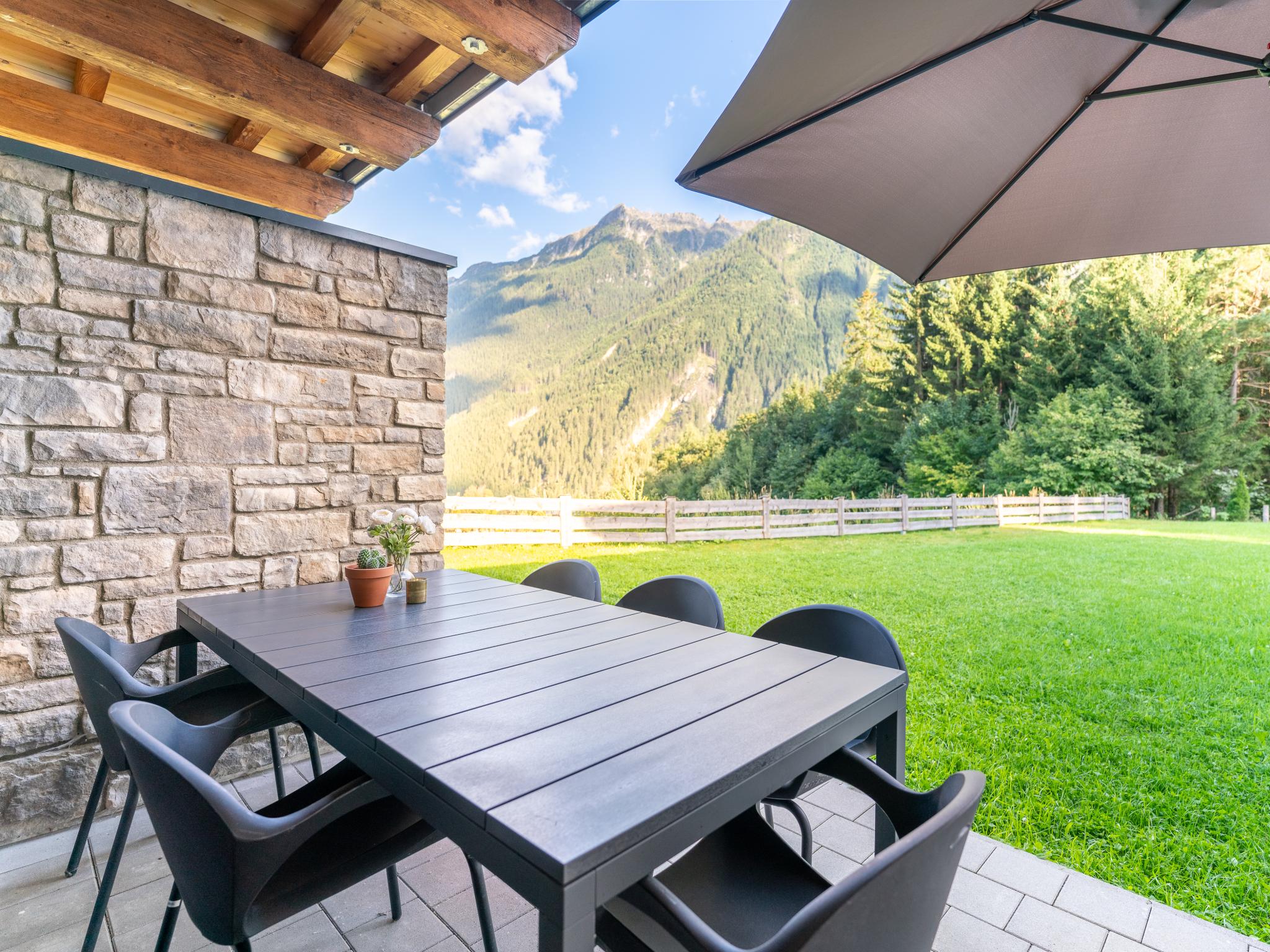 Living area at Chalet Sylvia in Krimml