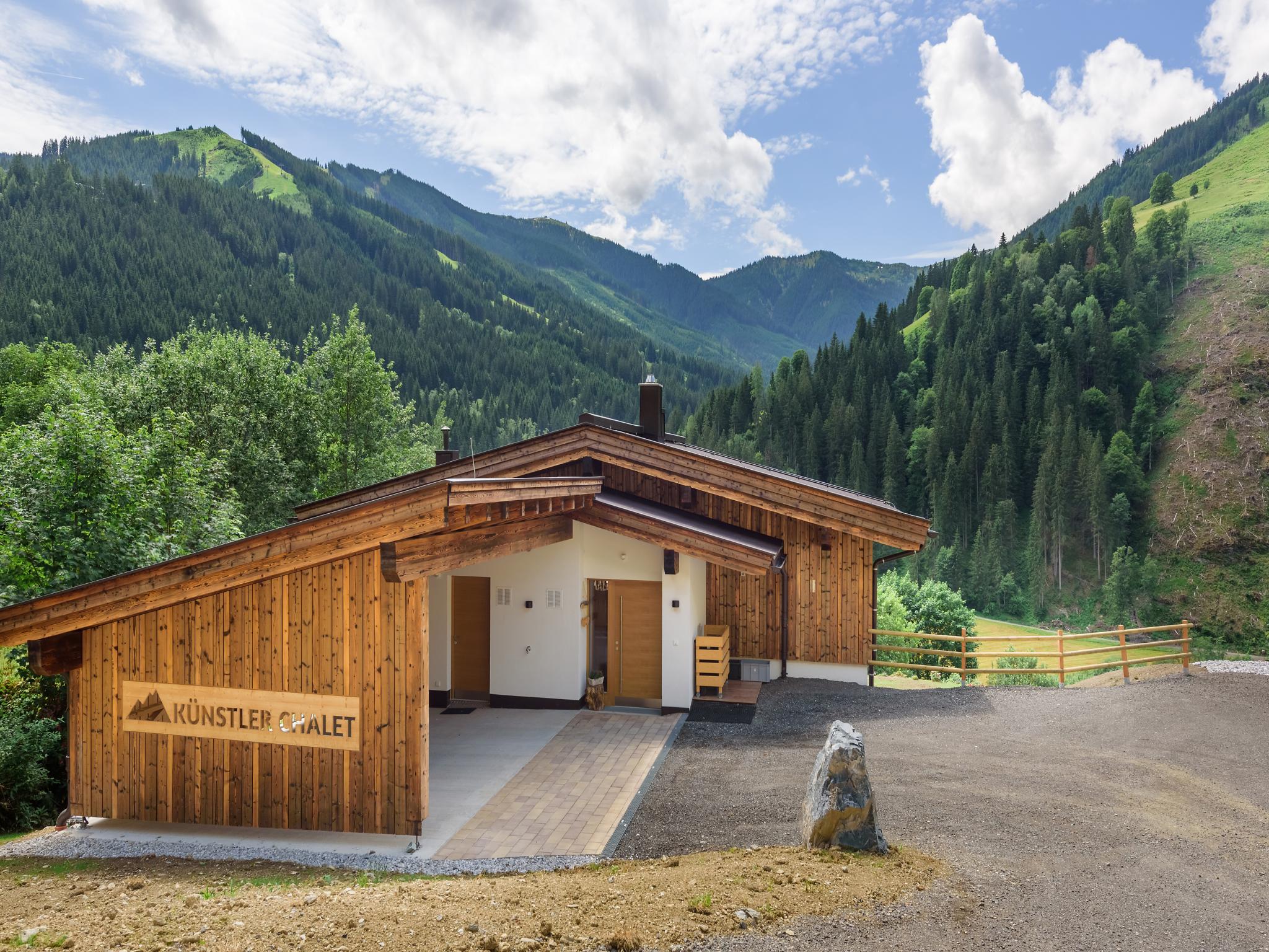 Living area at Künstler Chalet in Saalbach-Hinterglemm