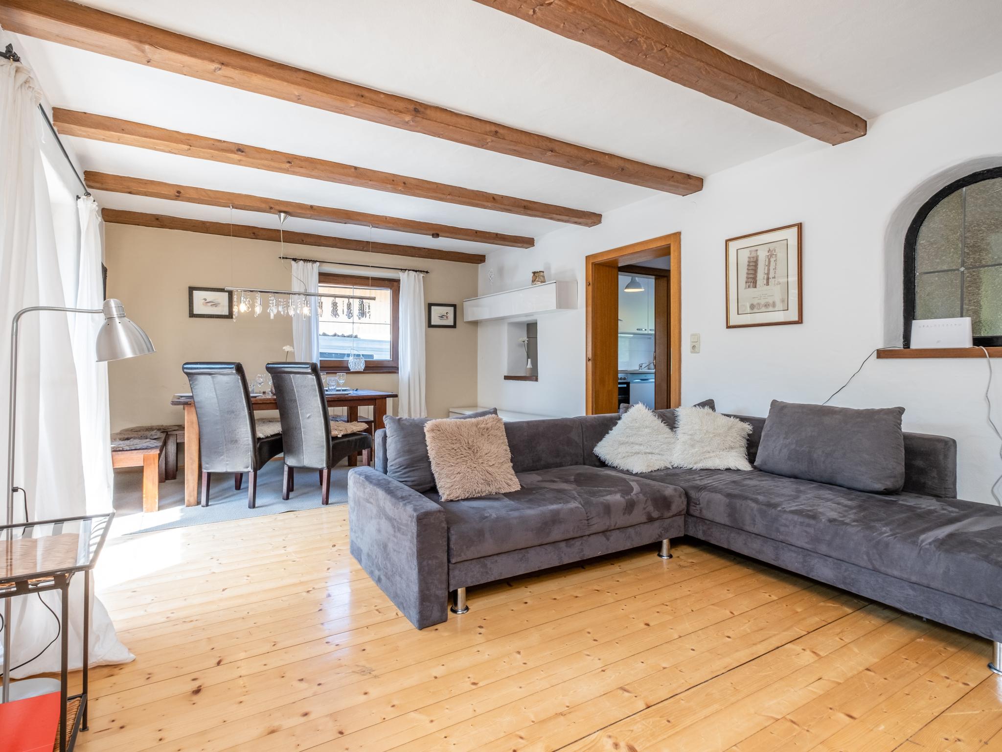 Bedroom with comfortable beds at Fleckalm in Kirchberg in Tirol